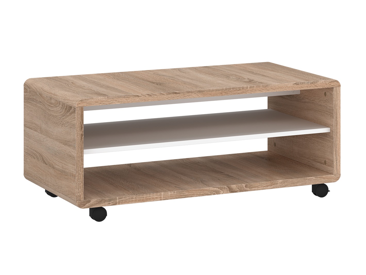 Salontafel Ontario 239 (Sonoma eik + Wit)