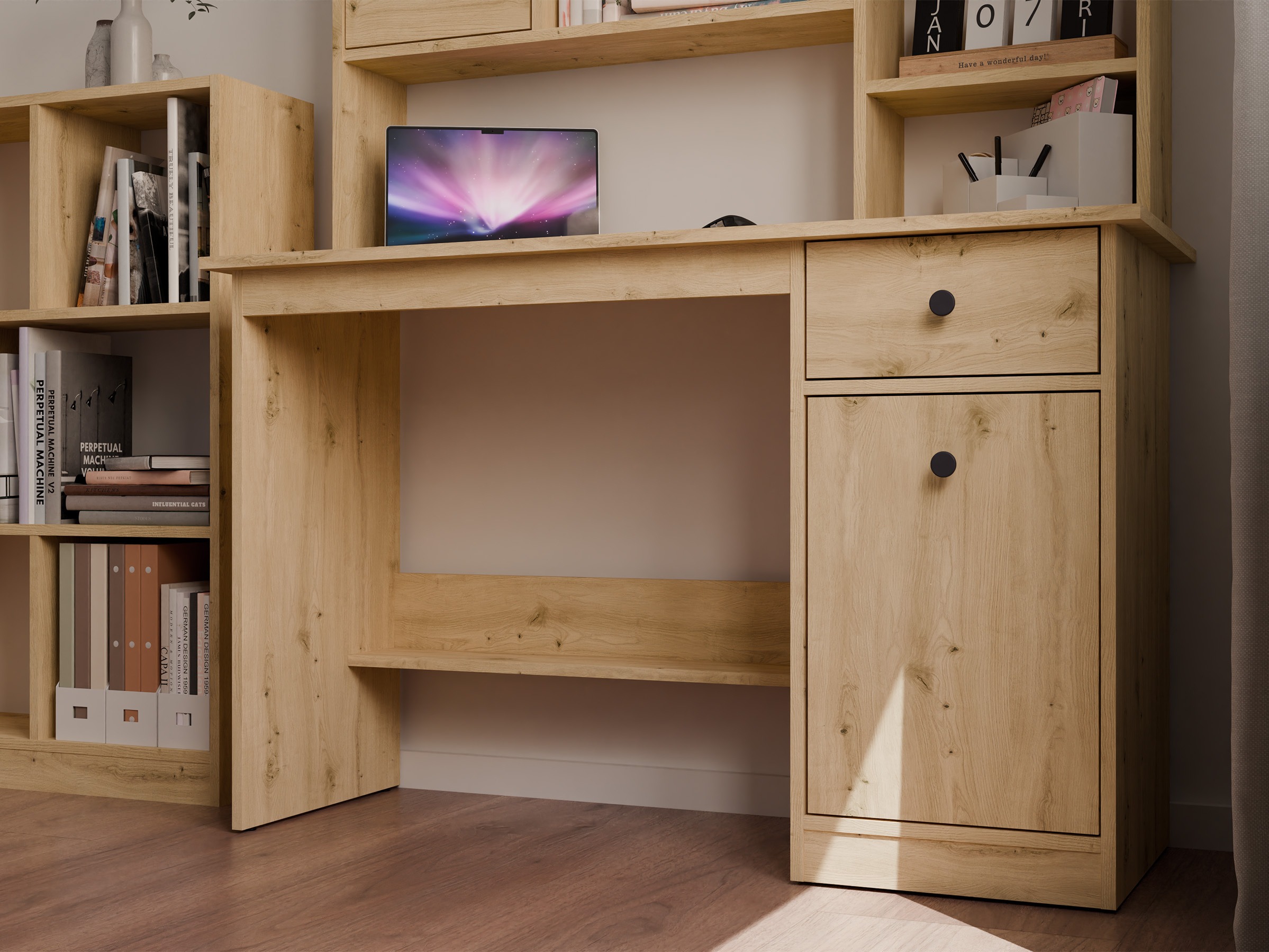 Bureau Mandeville 376 (Artisan eiken)