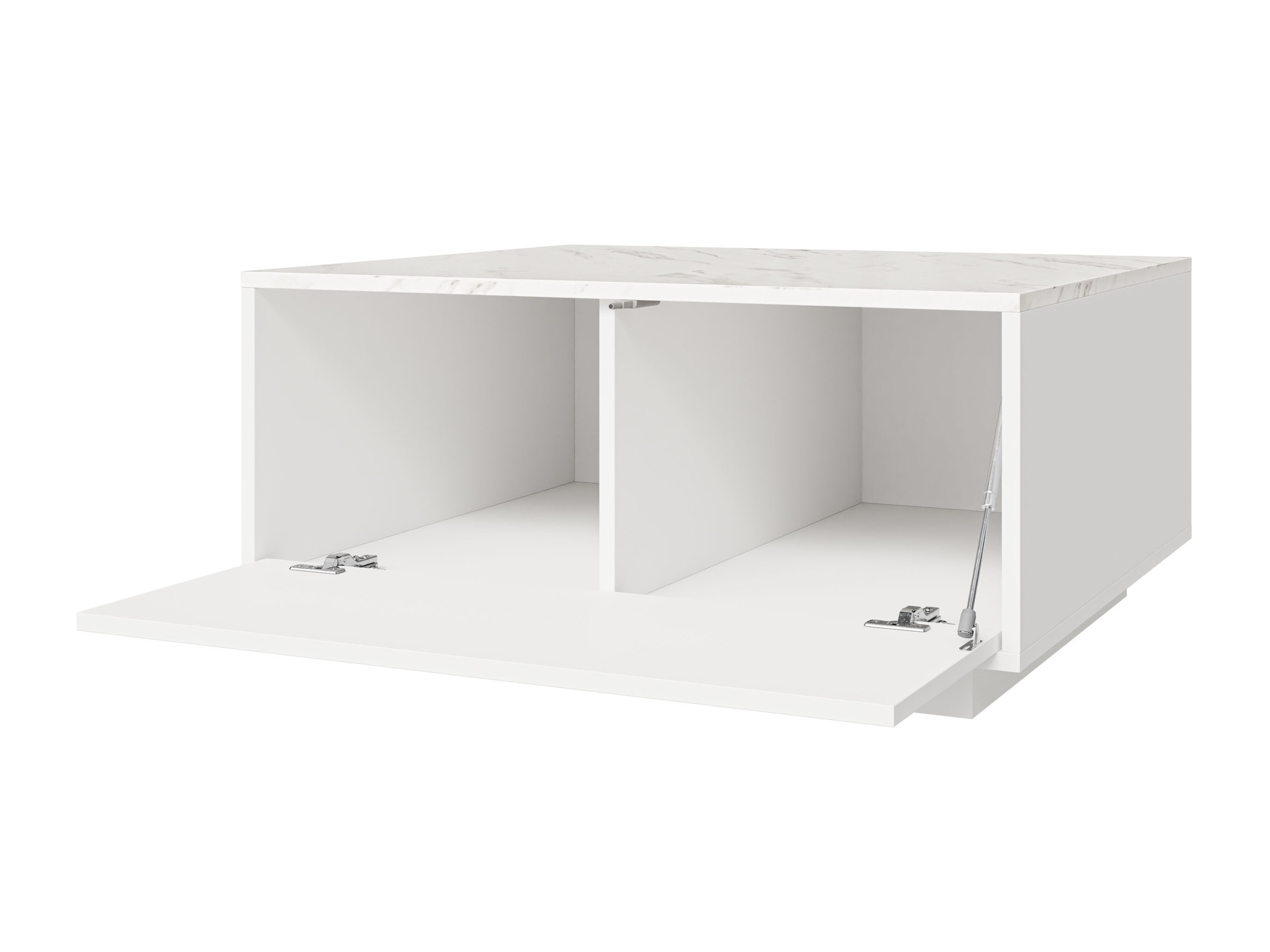 Salontafel Comfivo Unda (Wit marmer + Wit)