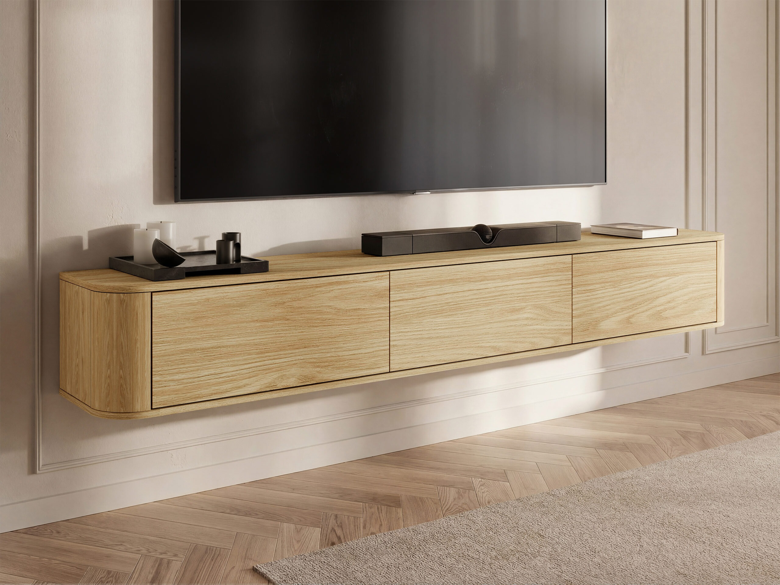 TV-meubel Claritas (Eiken)