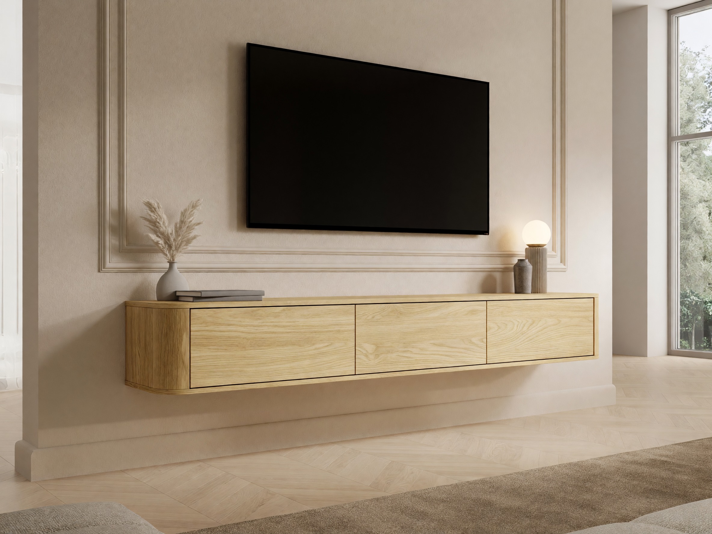 TV-meubel Comfivo Claritas (Eiken)