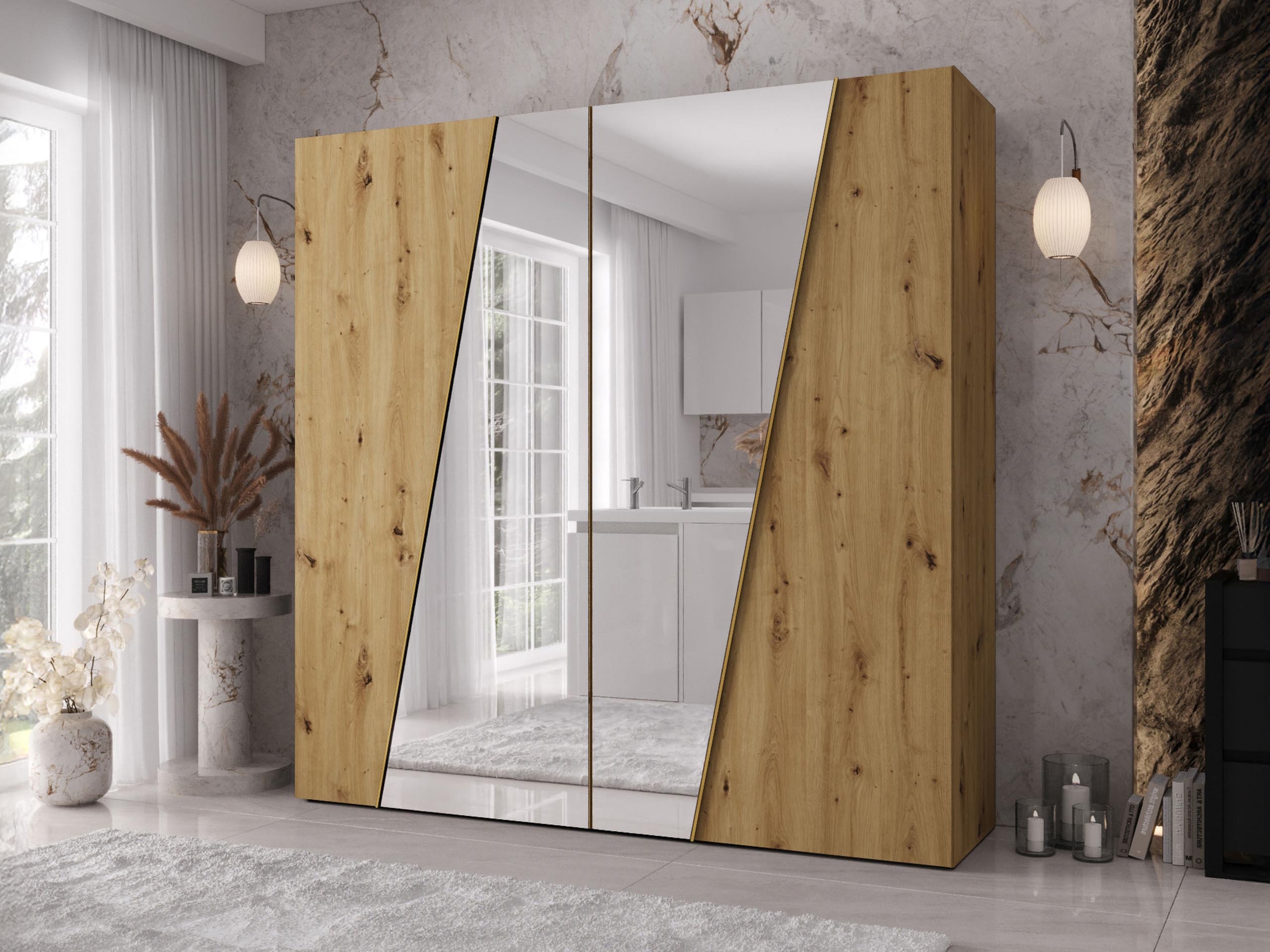 Kledingkast Hartford 635 (Artisan eiken)