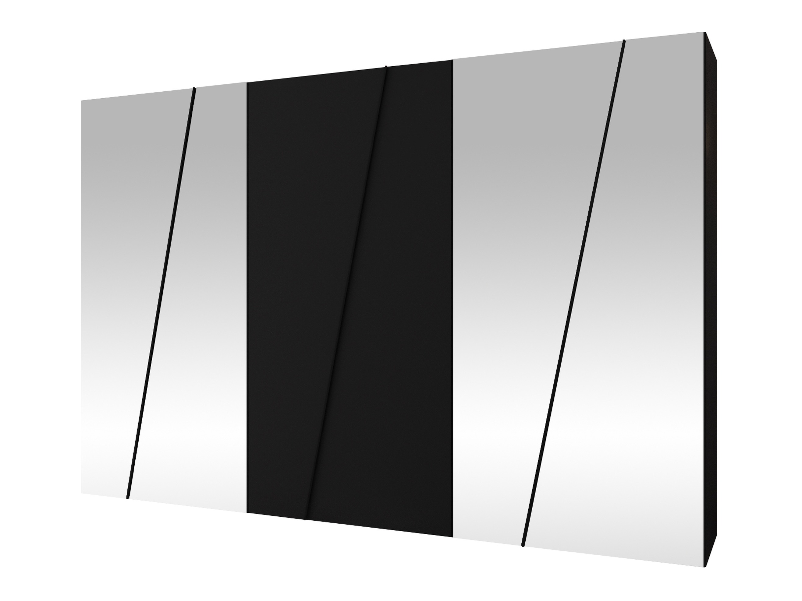 Kledingkast Hartford 643 (Zwart)