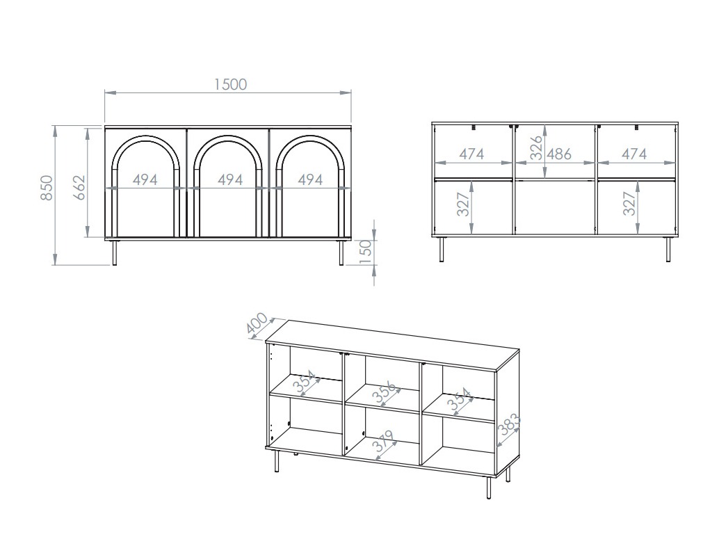 Dressoir Tesnova 100