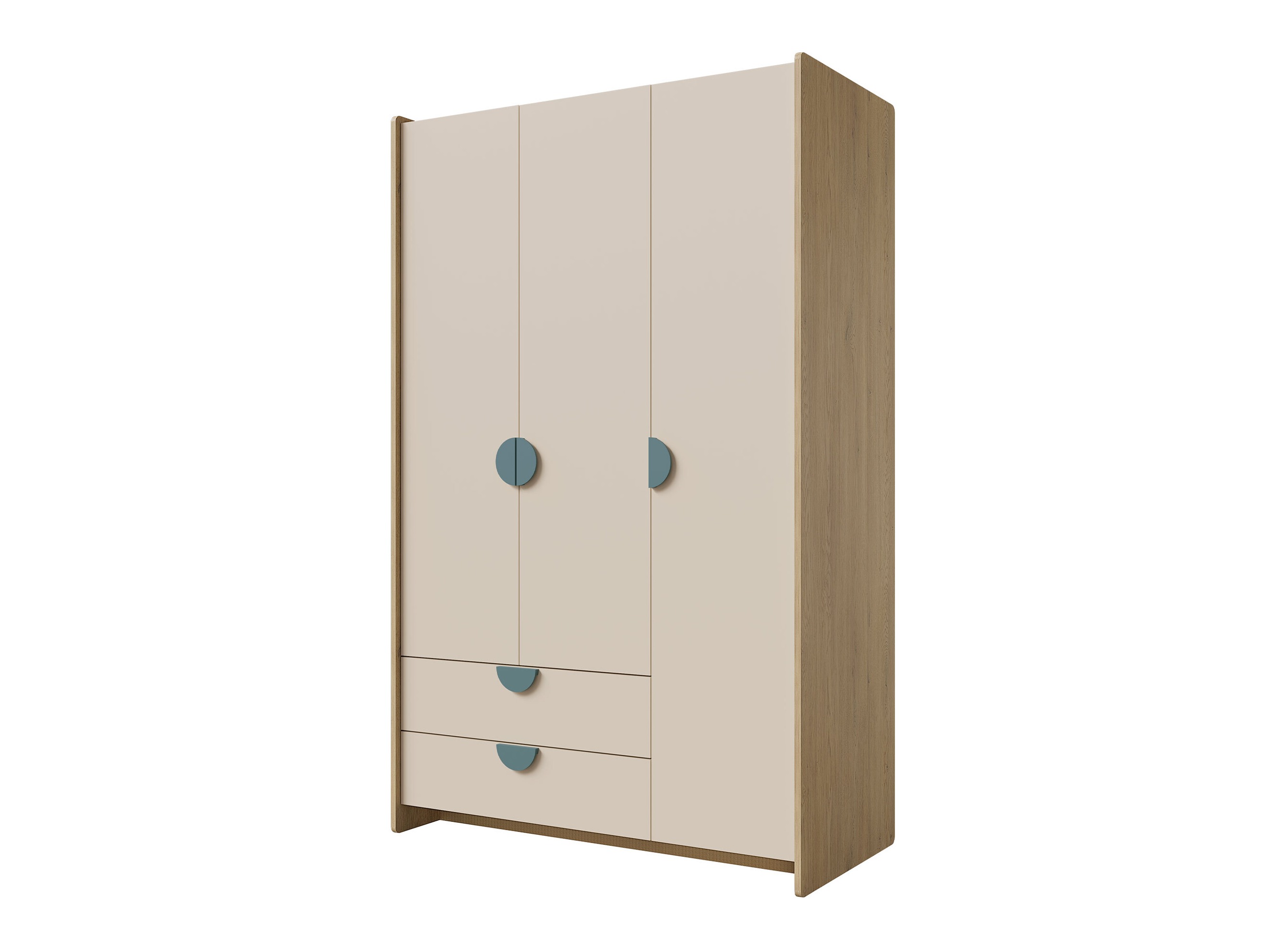 Kledingkast Fivelbi 100 (Blauw)