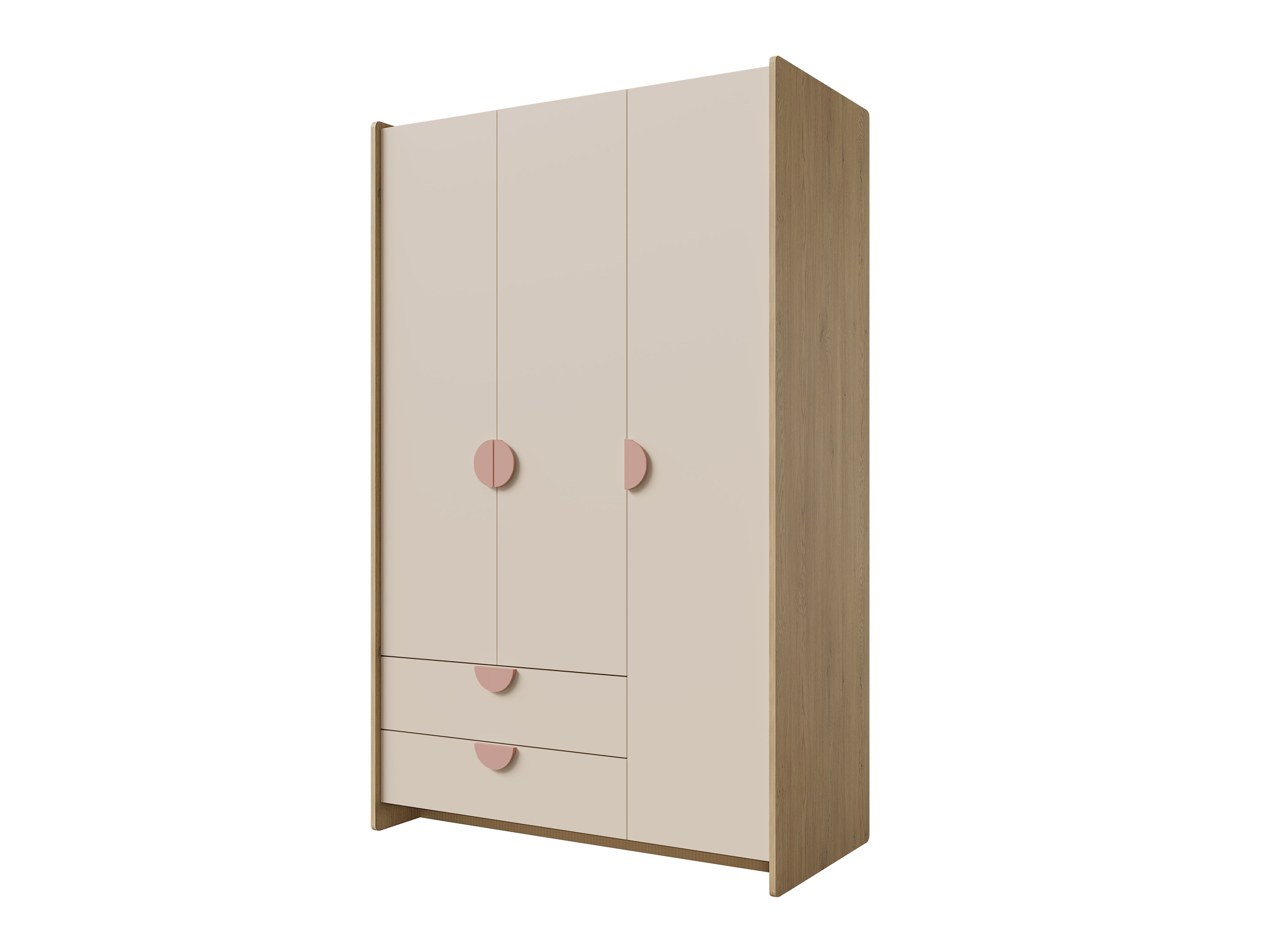 Kledingkast Fivelbi 100 (Roze)