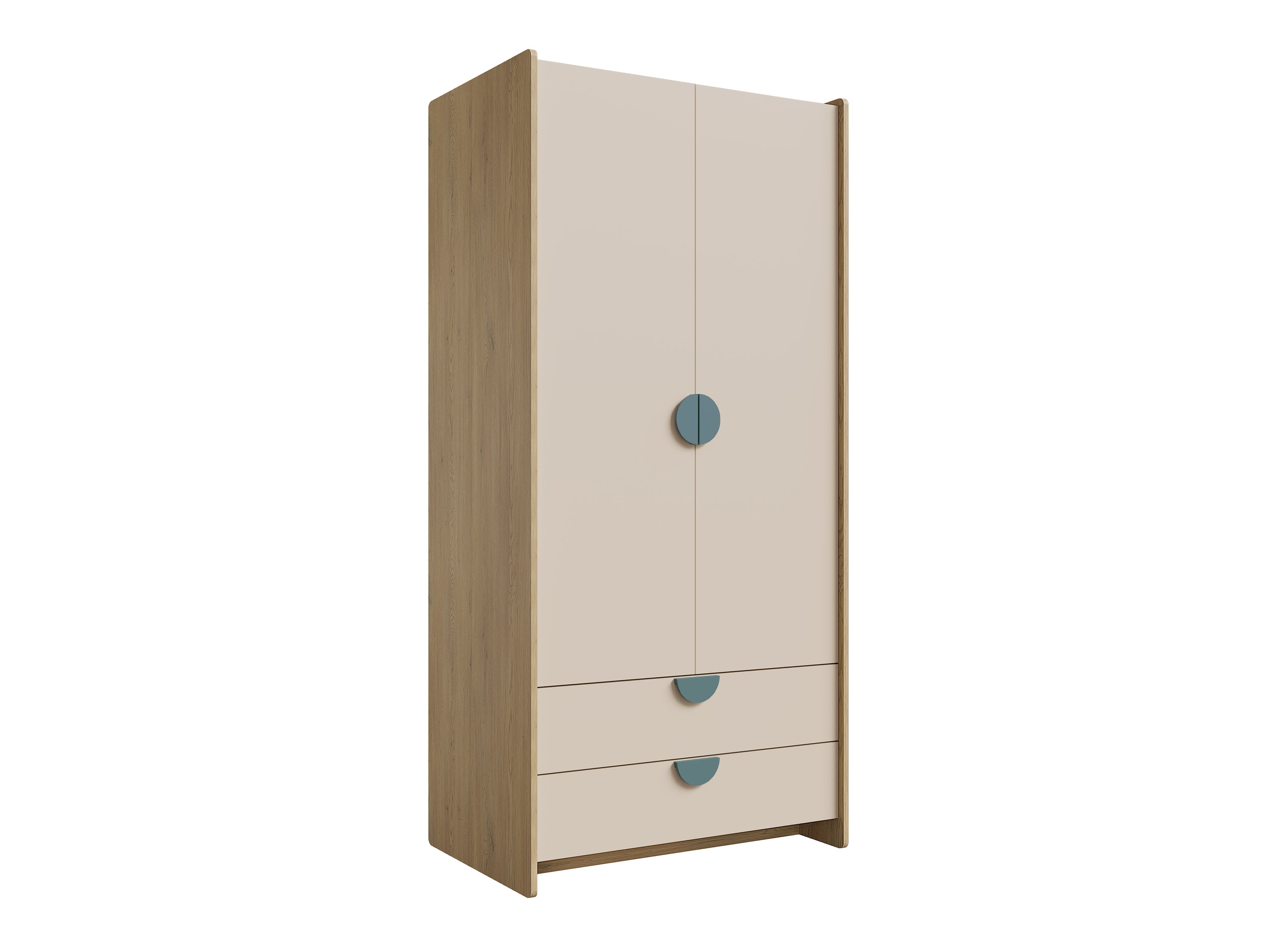 Kledingkast Fivelbi 101 (Blauw)