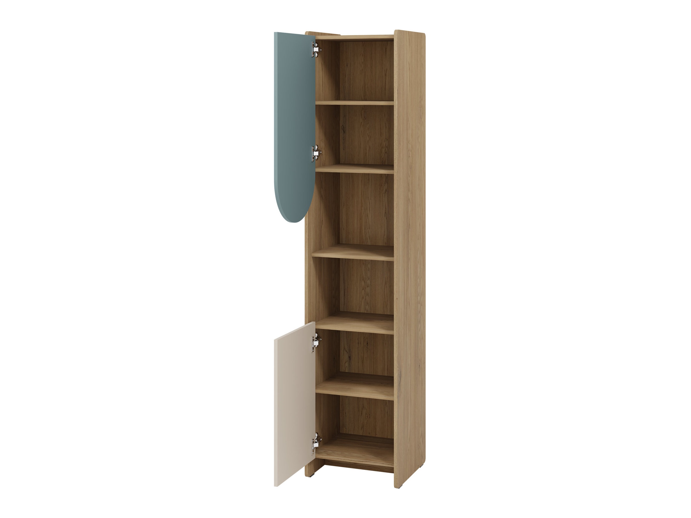 Boekenkast Fivelbi 104 (Blauw)