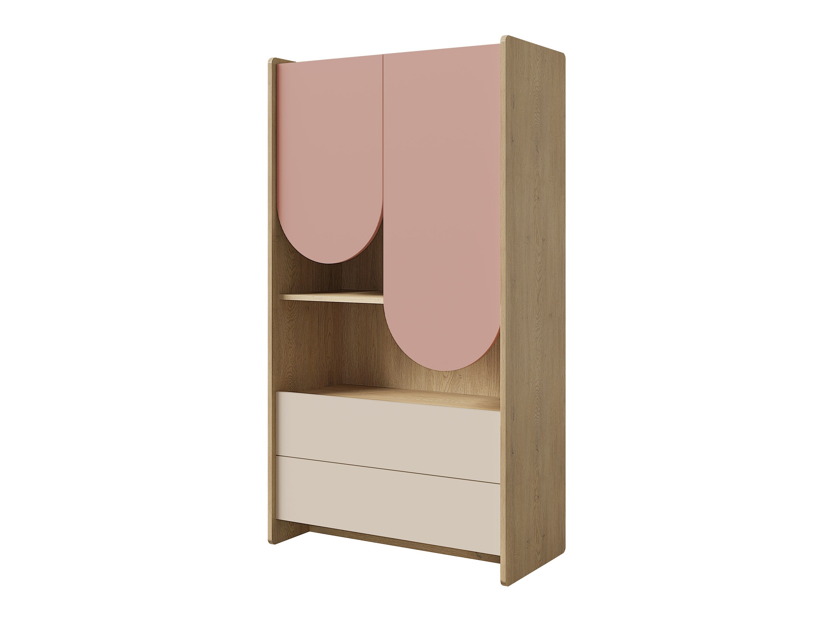Boekenkast Fivelbi 105 (Roze)