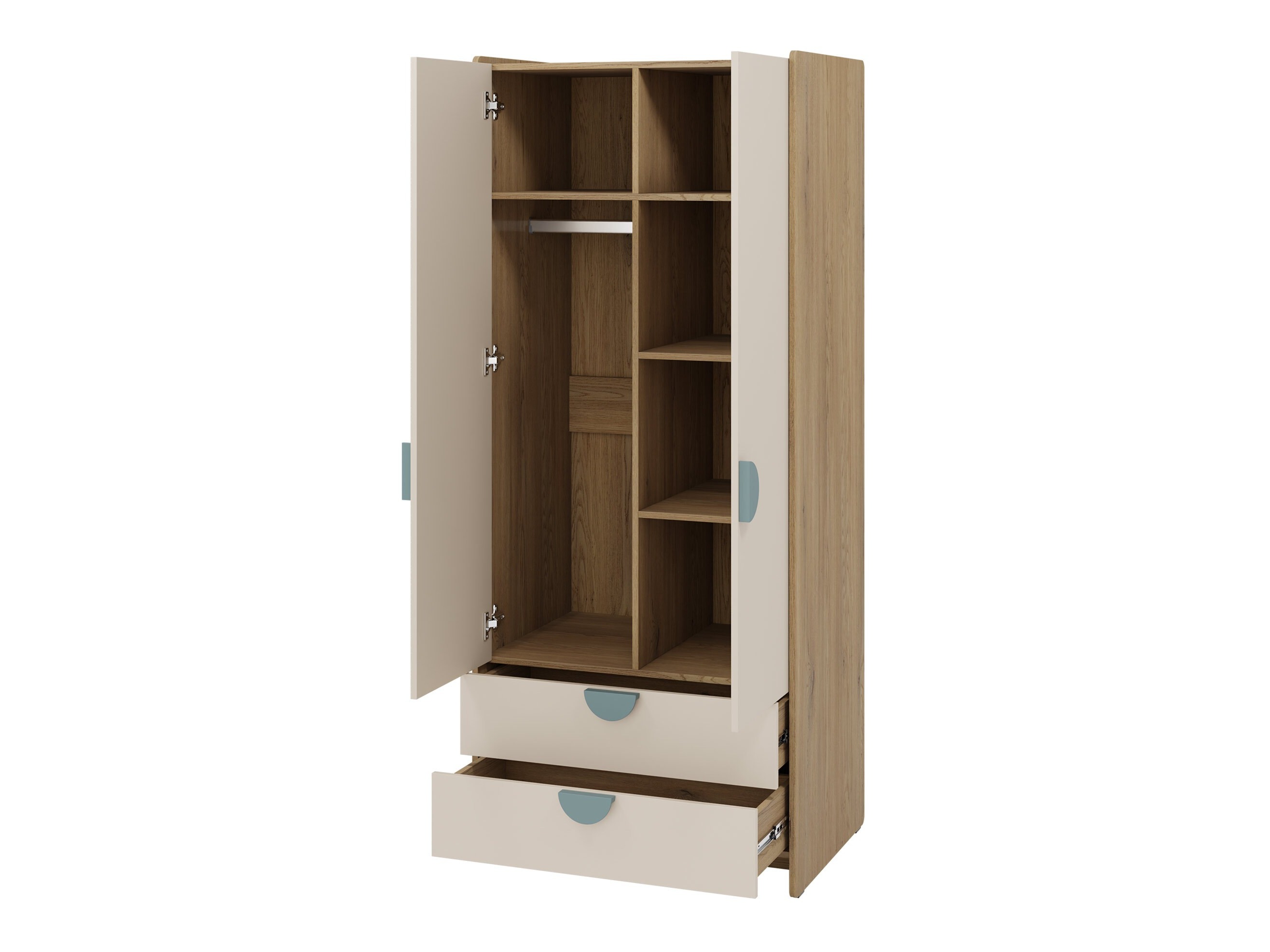 De reeks van de kinderkamer Fivelbi 117 (Blauw)