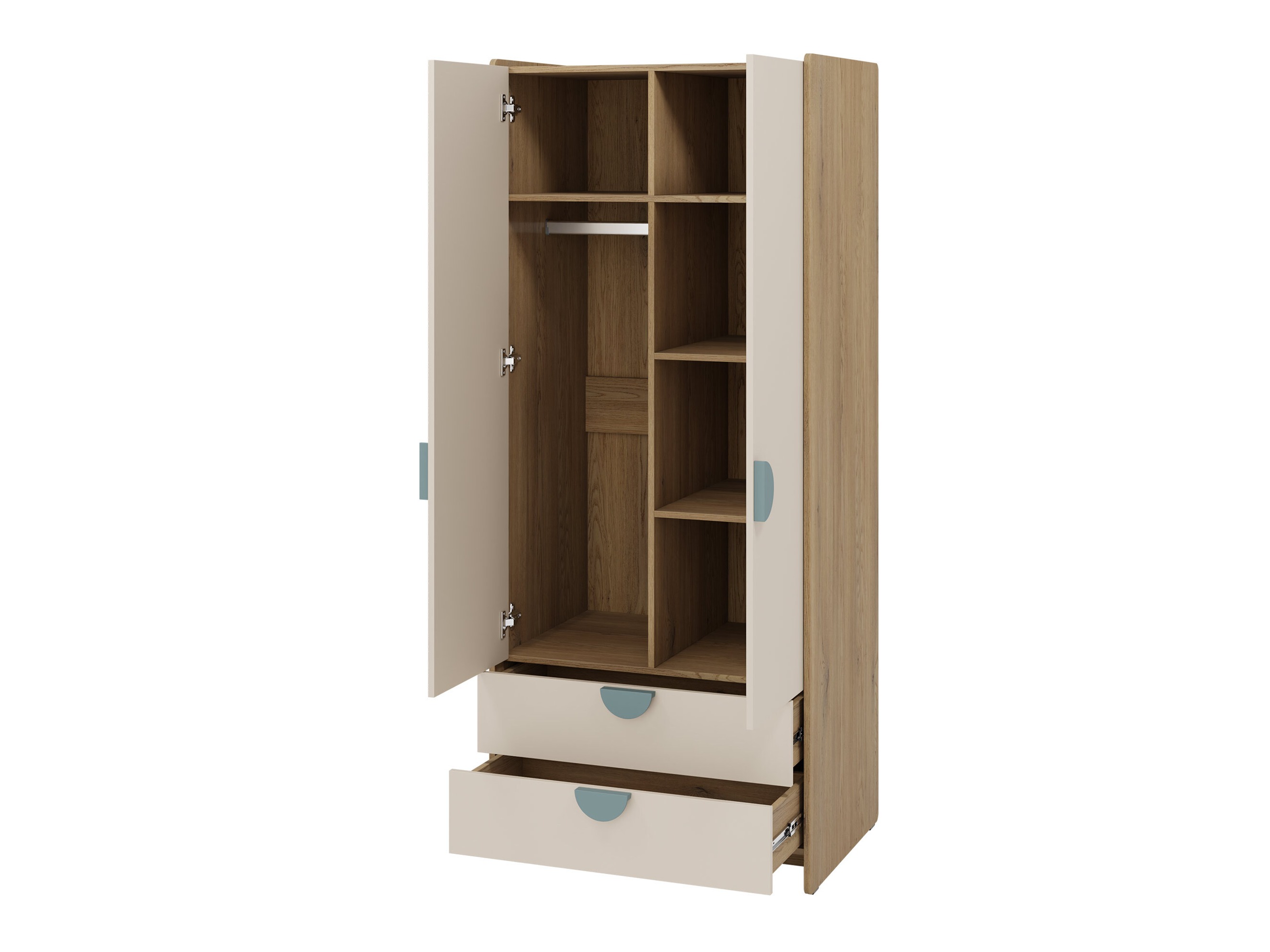 De reeks van de kinderkamer Fivelbi 118 (Blauw)