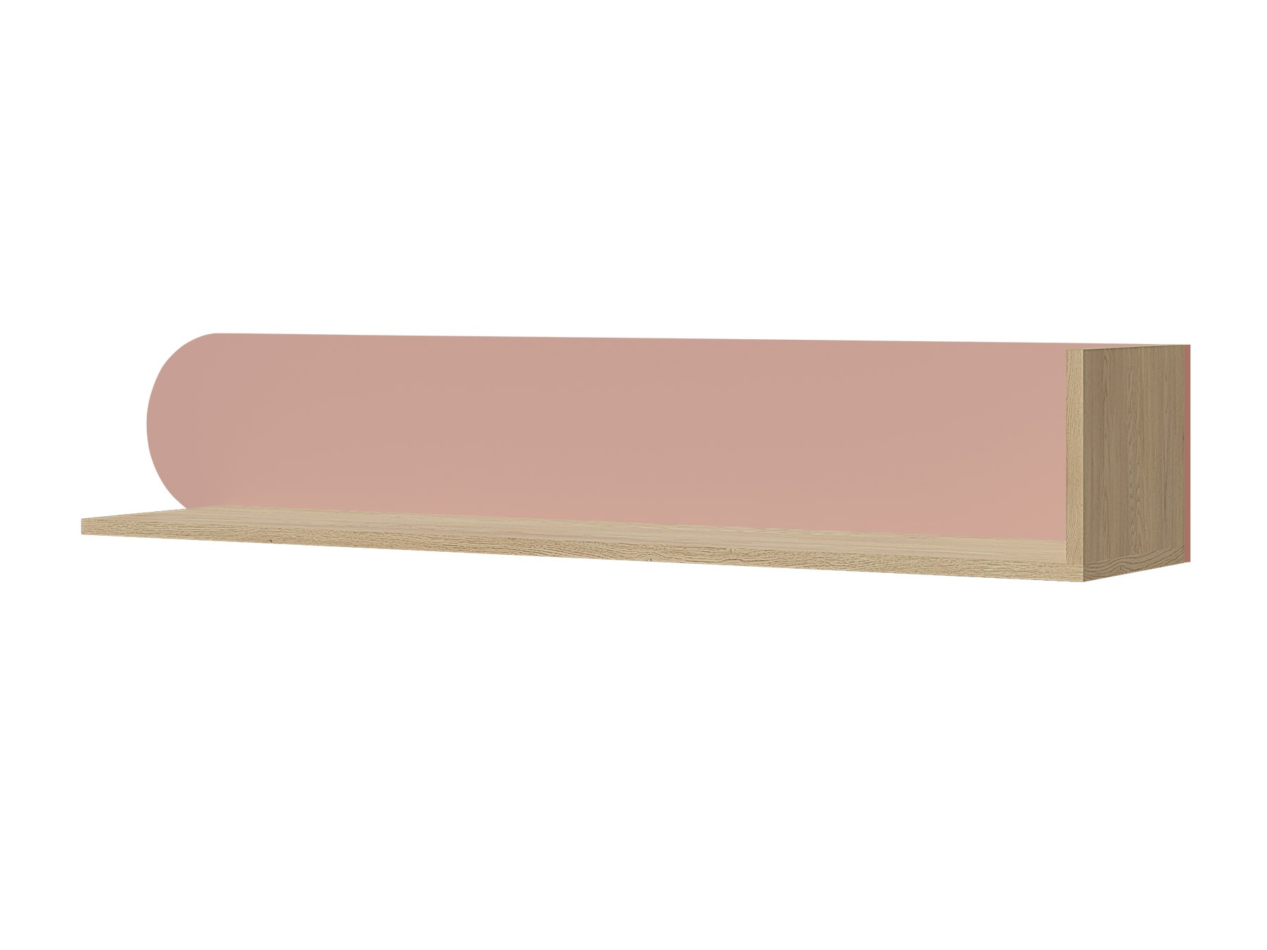 Wandplank Fivelbi 113 (Cremona eiken + Roze)