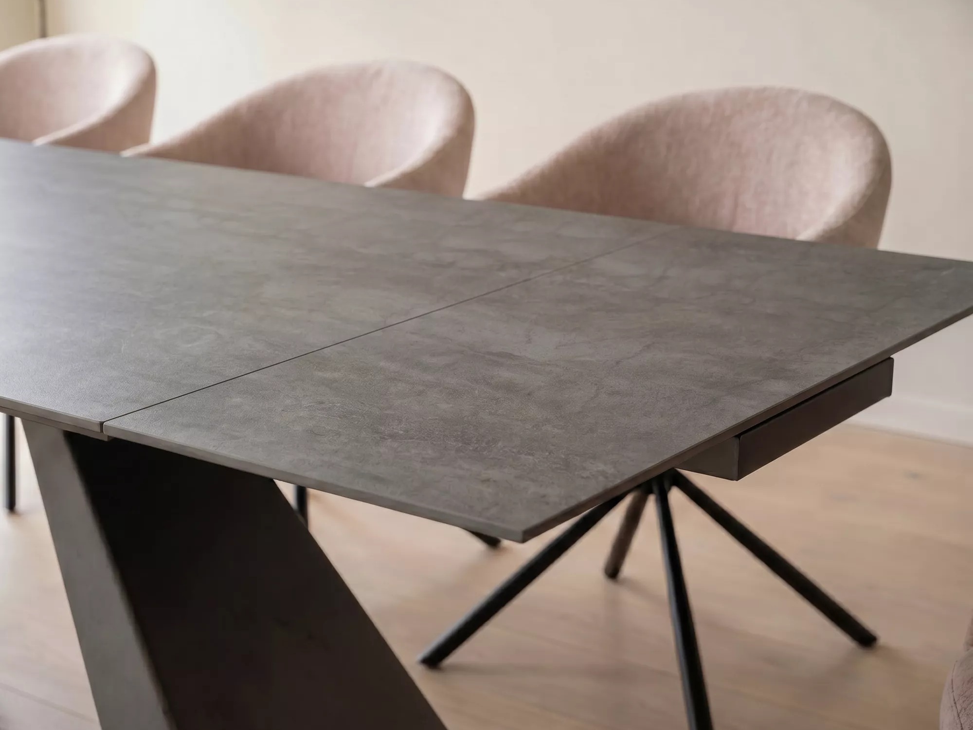 Tafel Detroit 994 (Grijs marmer)