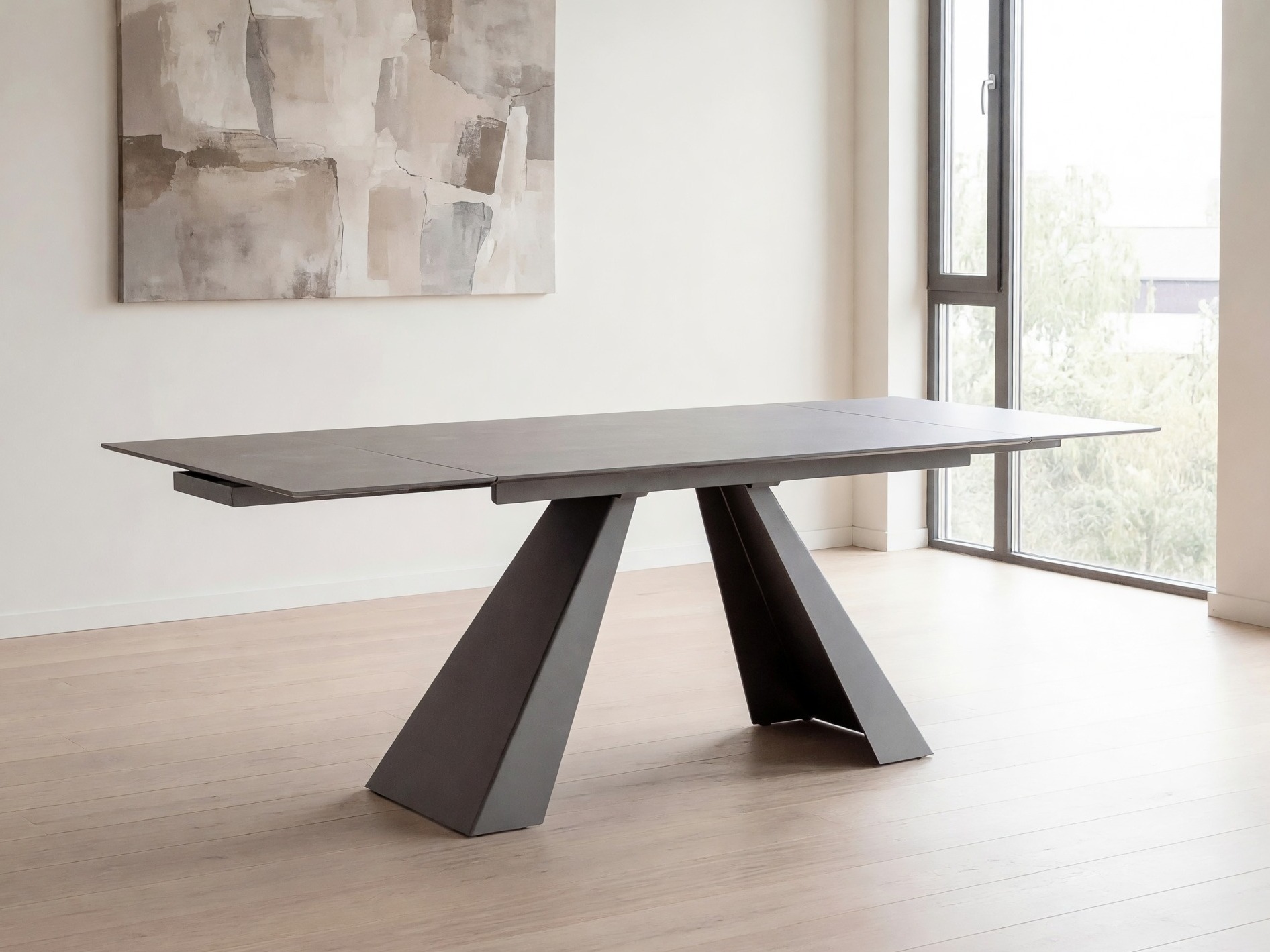 Tafel Detroit 994 (Grijs marmer)