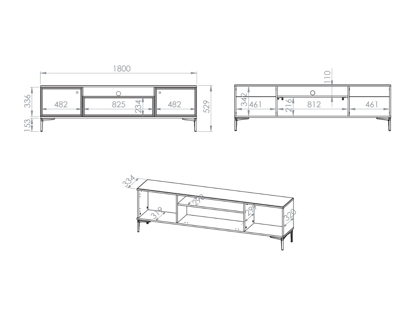 TV-meubel Cirnoli 101