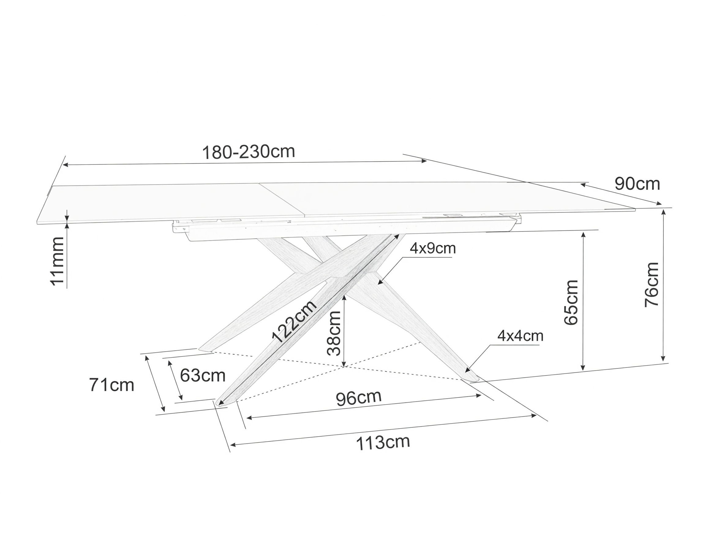 Tafel Detroit 995