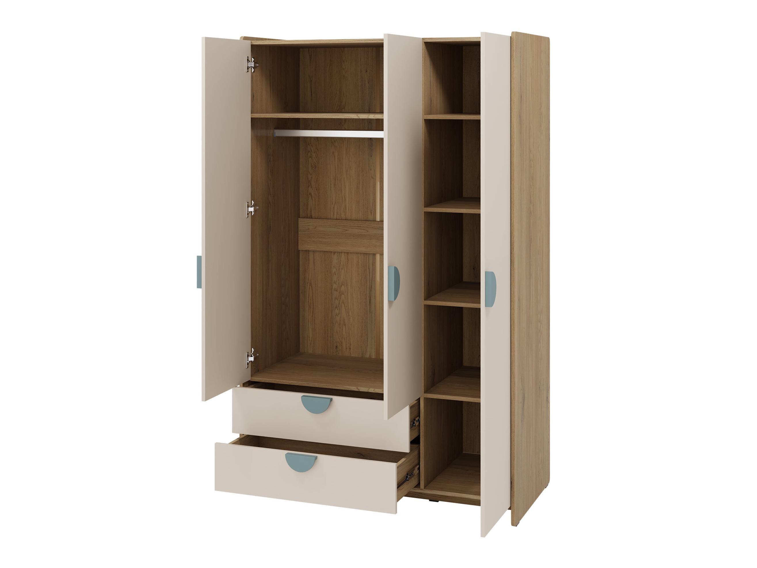 De reeks van de kinderkamer Fivelbi 119 (Blauw)