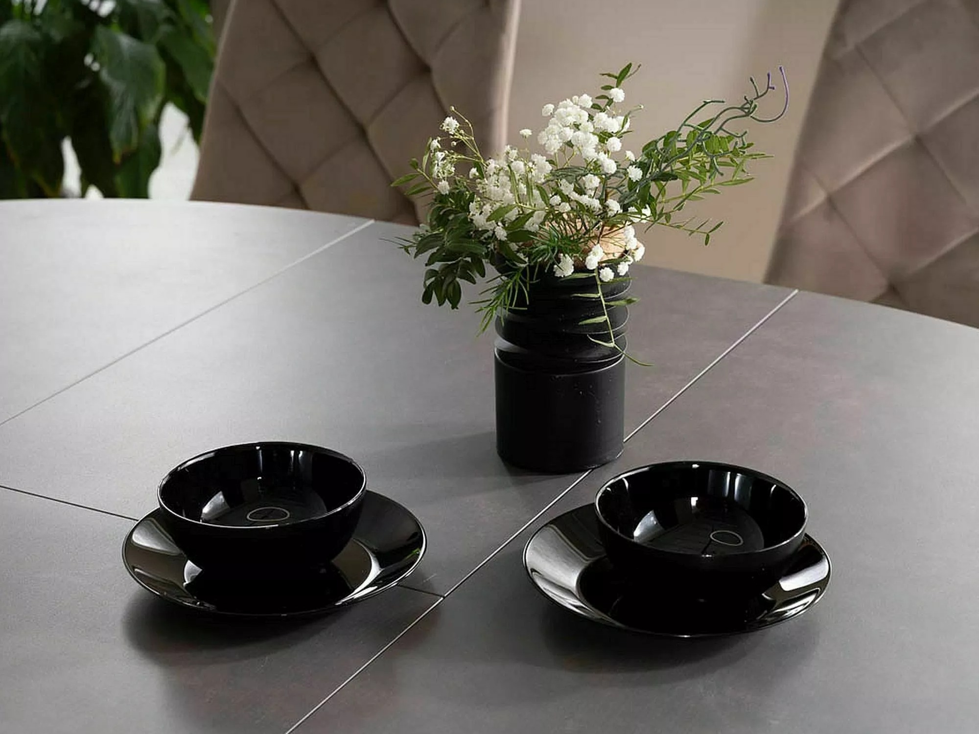 Tafel Detroit 998 (Zwart + Donkergrijs)