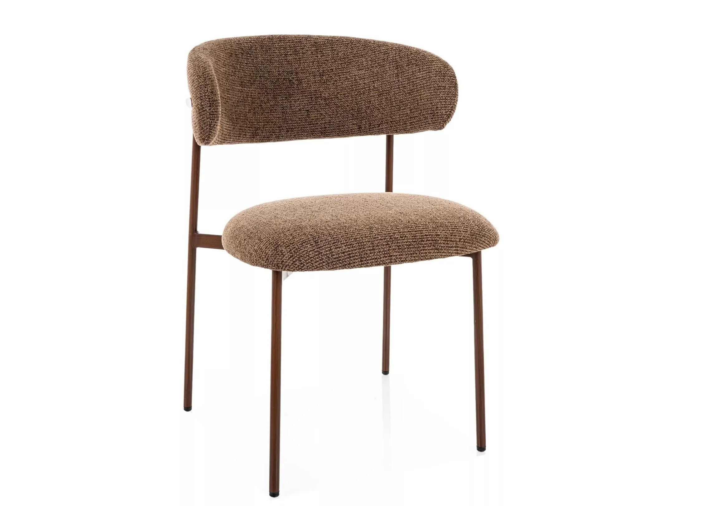 Stoel Detroit 802 (Bruin + Notenhout)