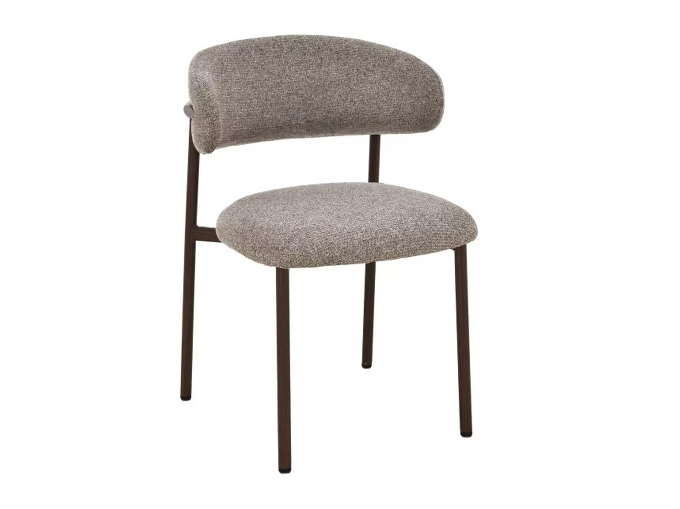 Stoel Detroit 802 (Cappuccino + Notenhout)