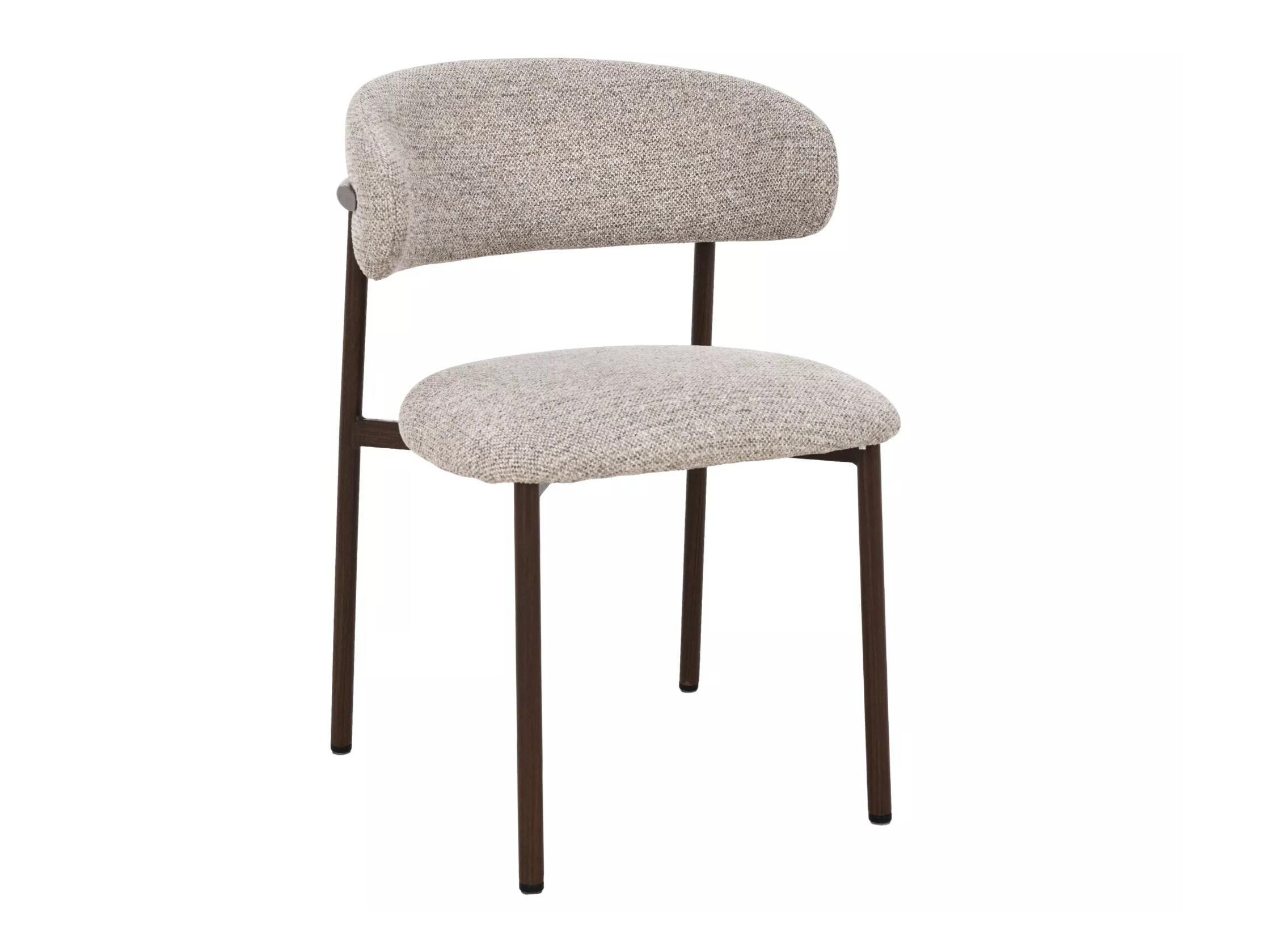 Stoel Detroit 802 (Taupe + Notenhout)