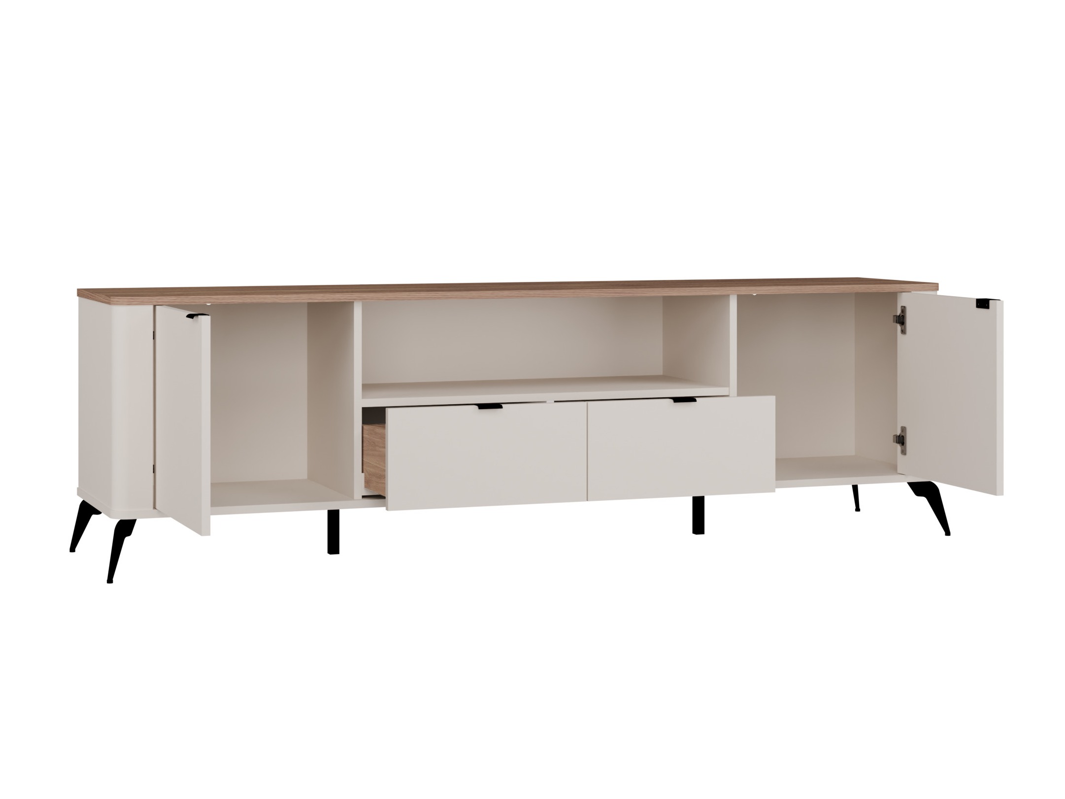 TV-meubel Soavie 108 (Kasjmier + Eiken)