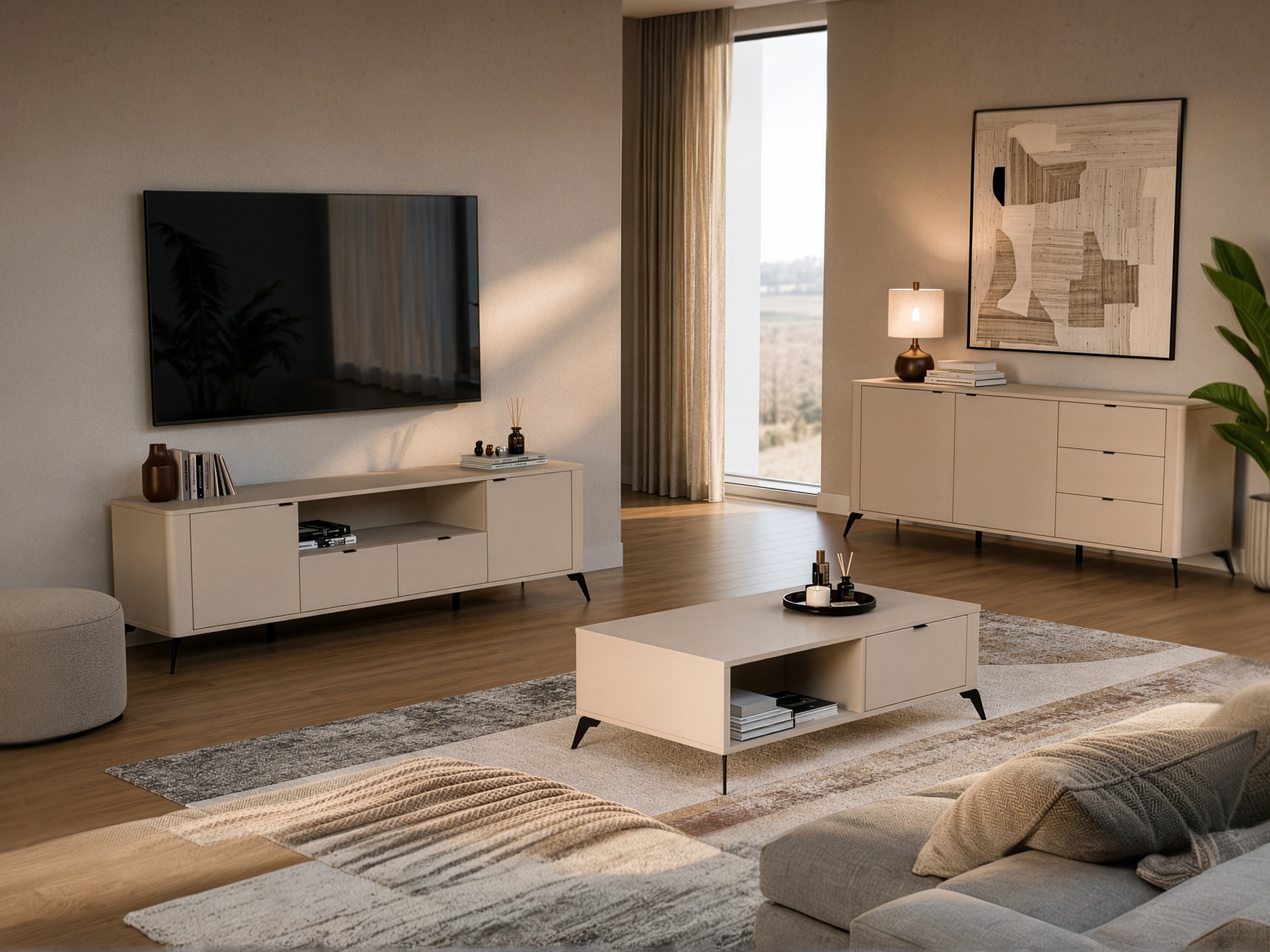 TV-meubel Soavie 108 (Kasjmier)