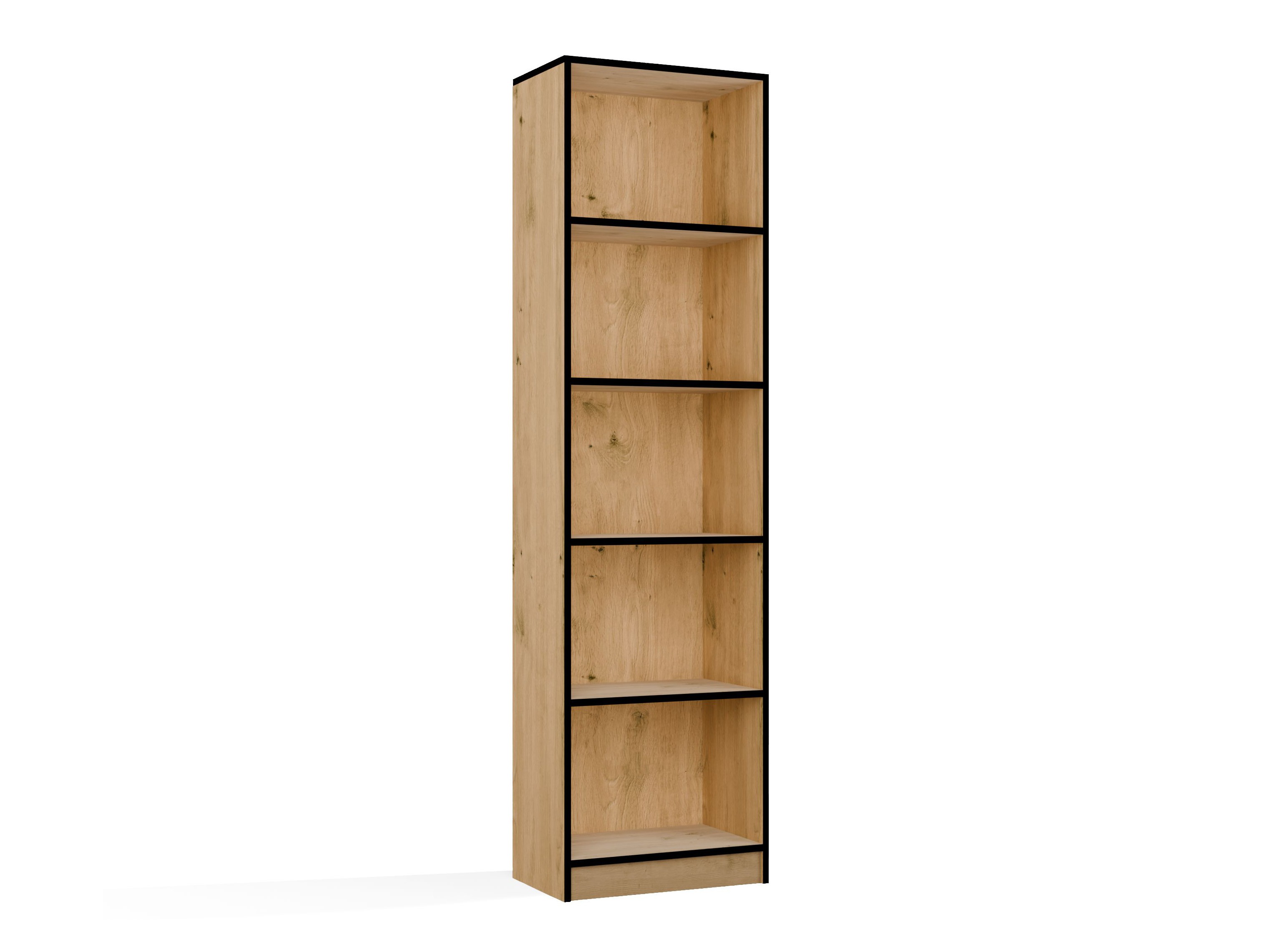 Boekenkast Mandeville 188 (Artisan eiken + Zwart)