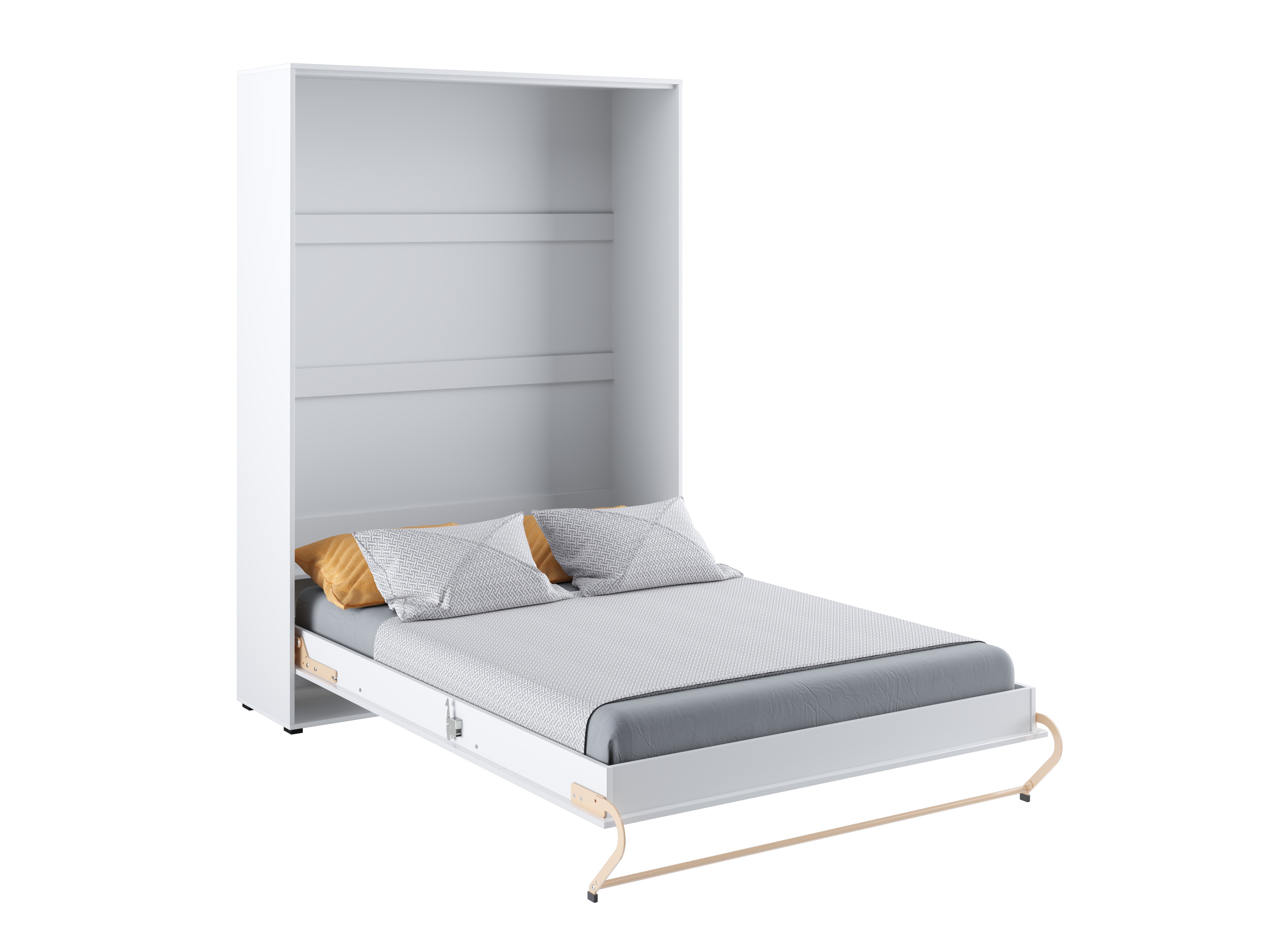 Muurbed Concept Pro Lenart III (Wit + Glanzend wit)