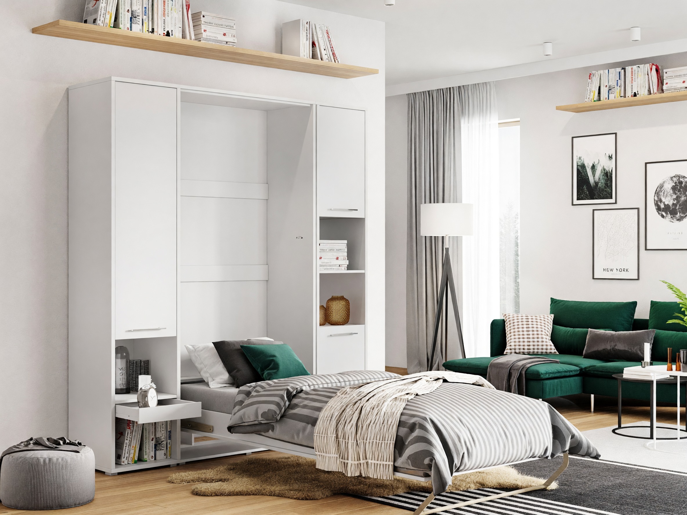 Muurbed Concept Pro Lenart III (Wit)