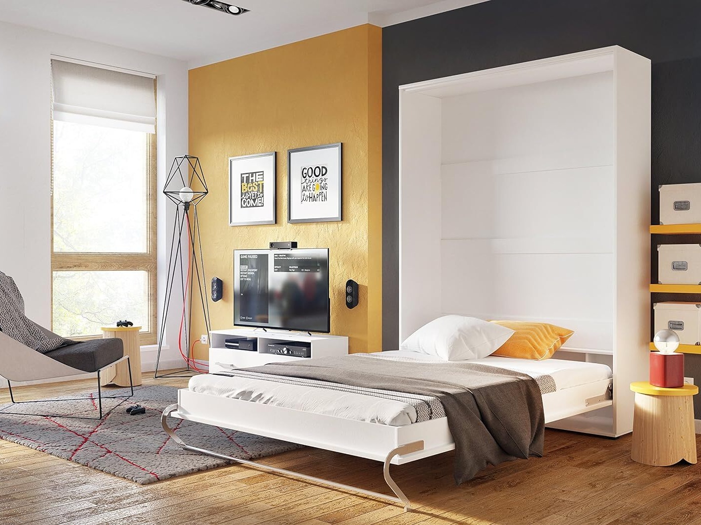 Muurbed Concept Pro Lenart III (Wit)