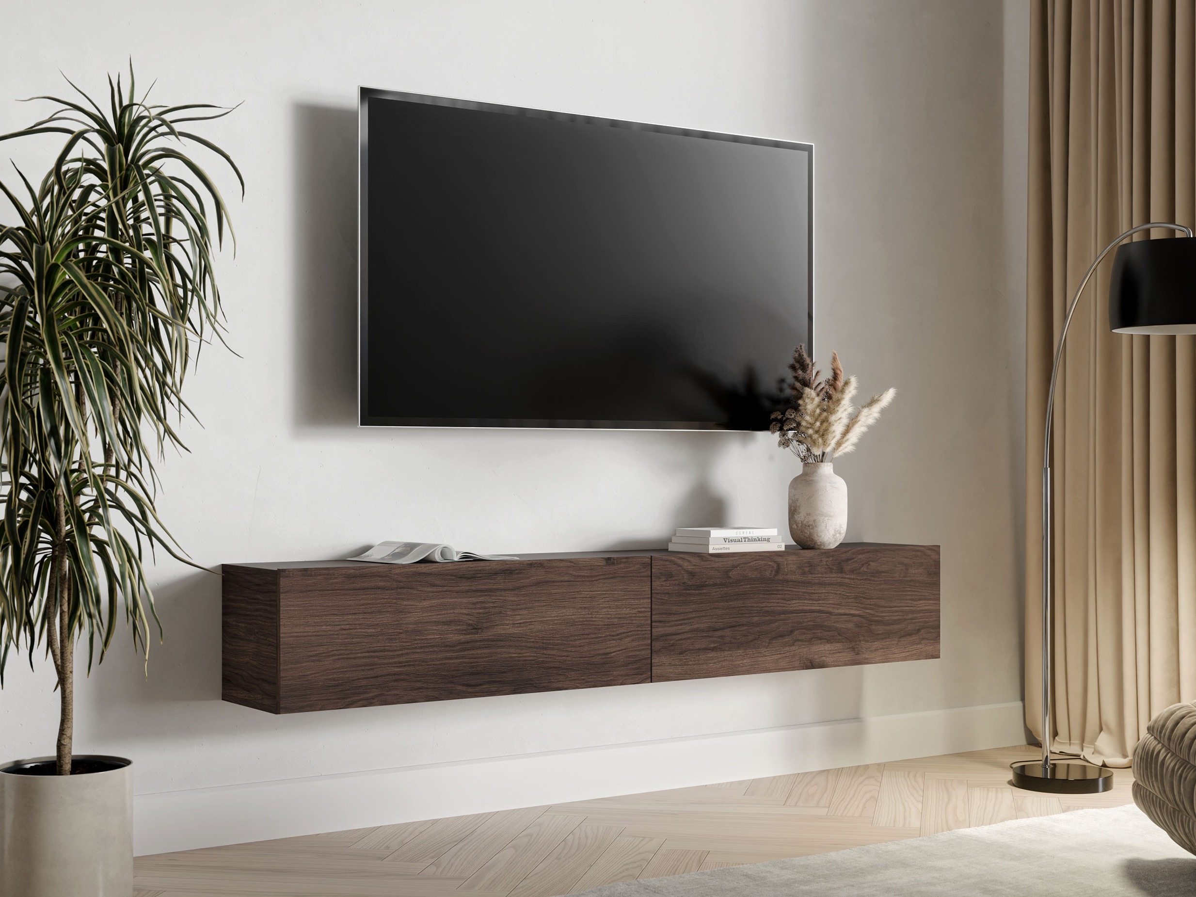 TV-meubel Donos II (Notenhout)