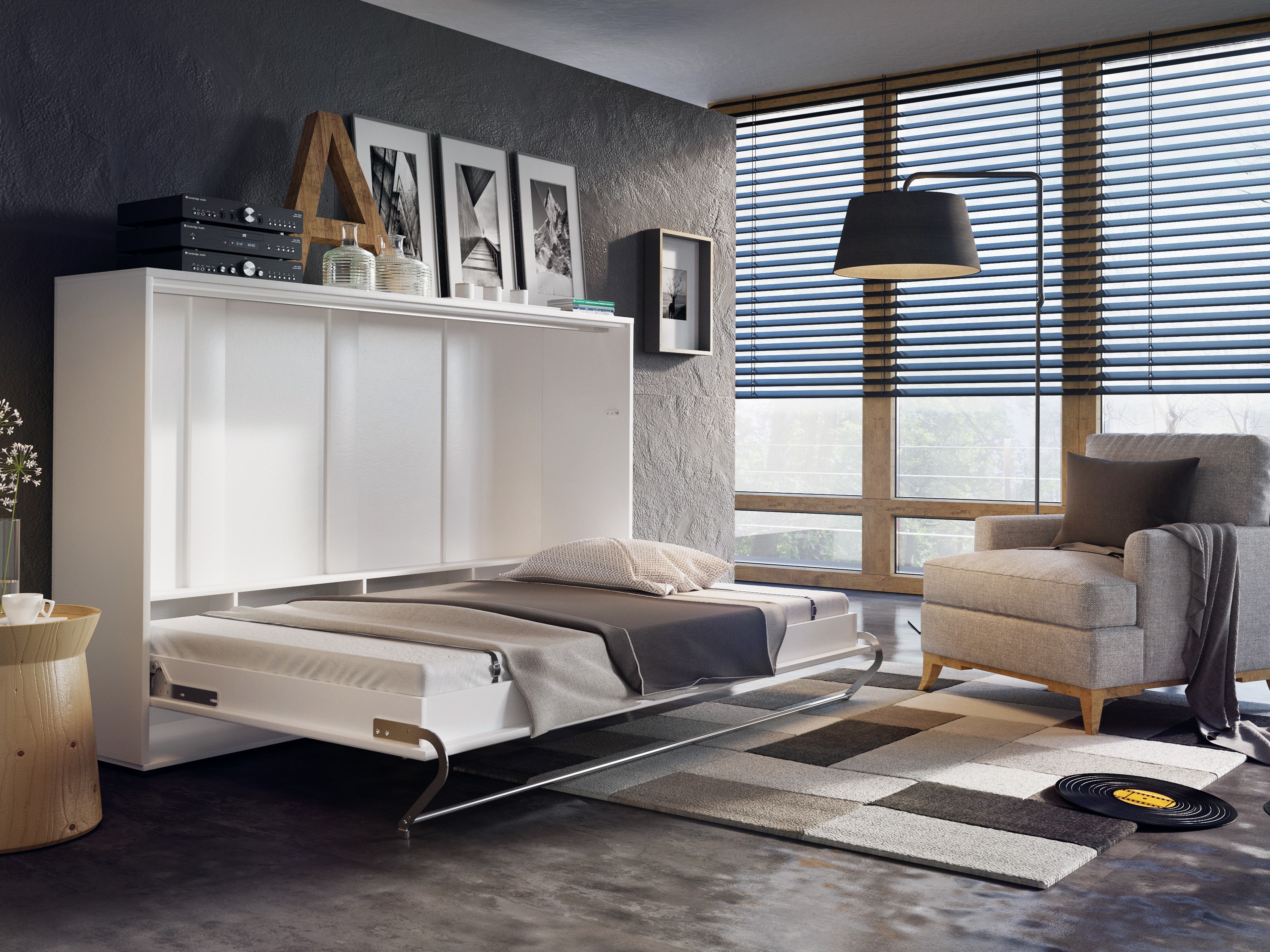 Muurbed Concept Pro Lenart IV (Wit)