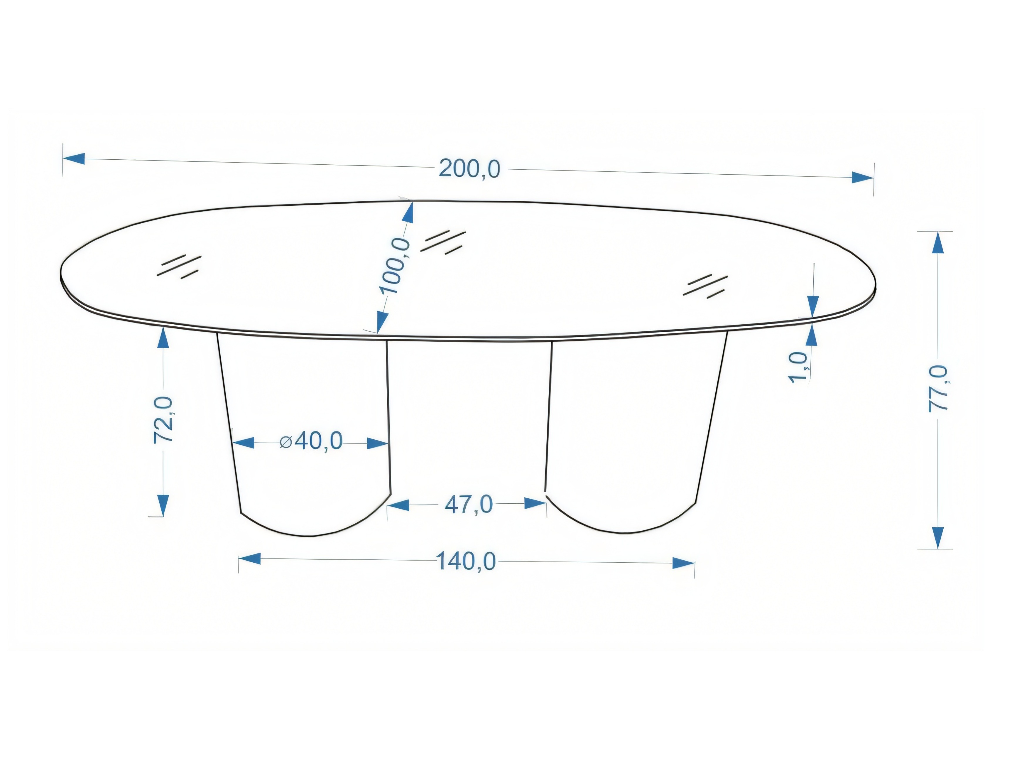 Tafel Houston 2172