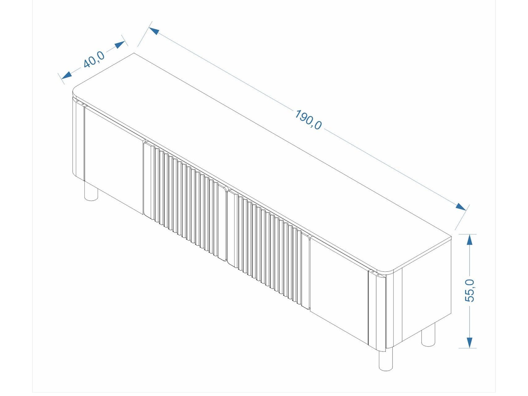 TV-meubel Houston 2170