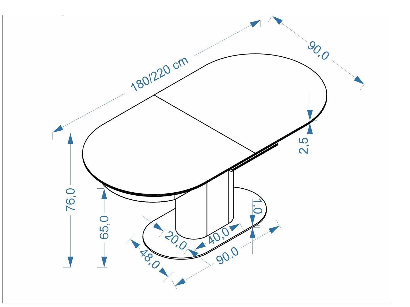 Tafel Houston 2173