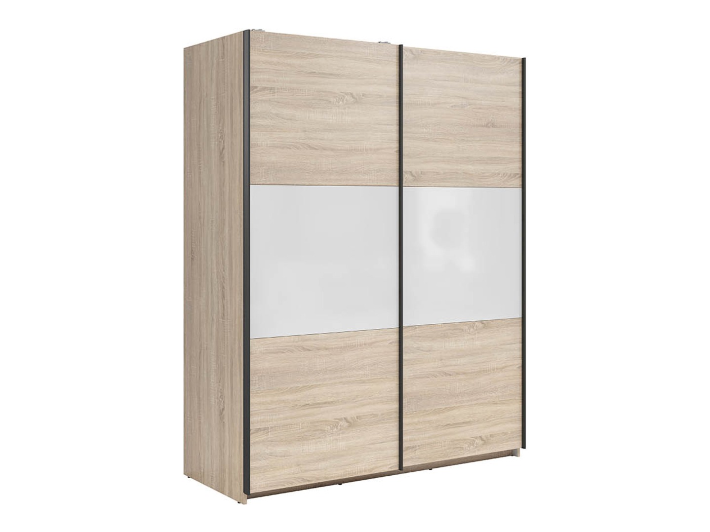 Kledingkast Livevaro 117 (Sonoma eik + Wit)