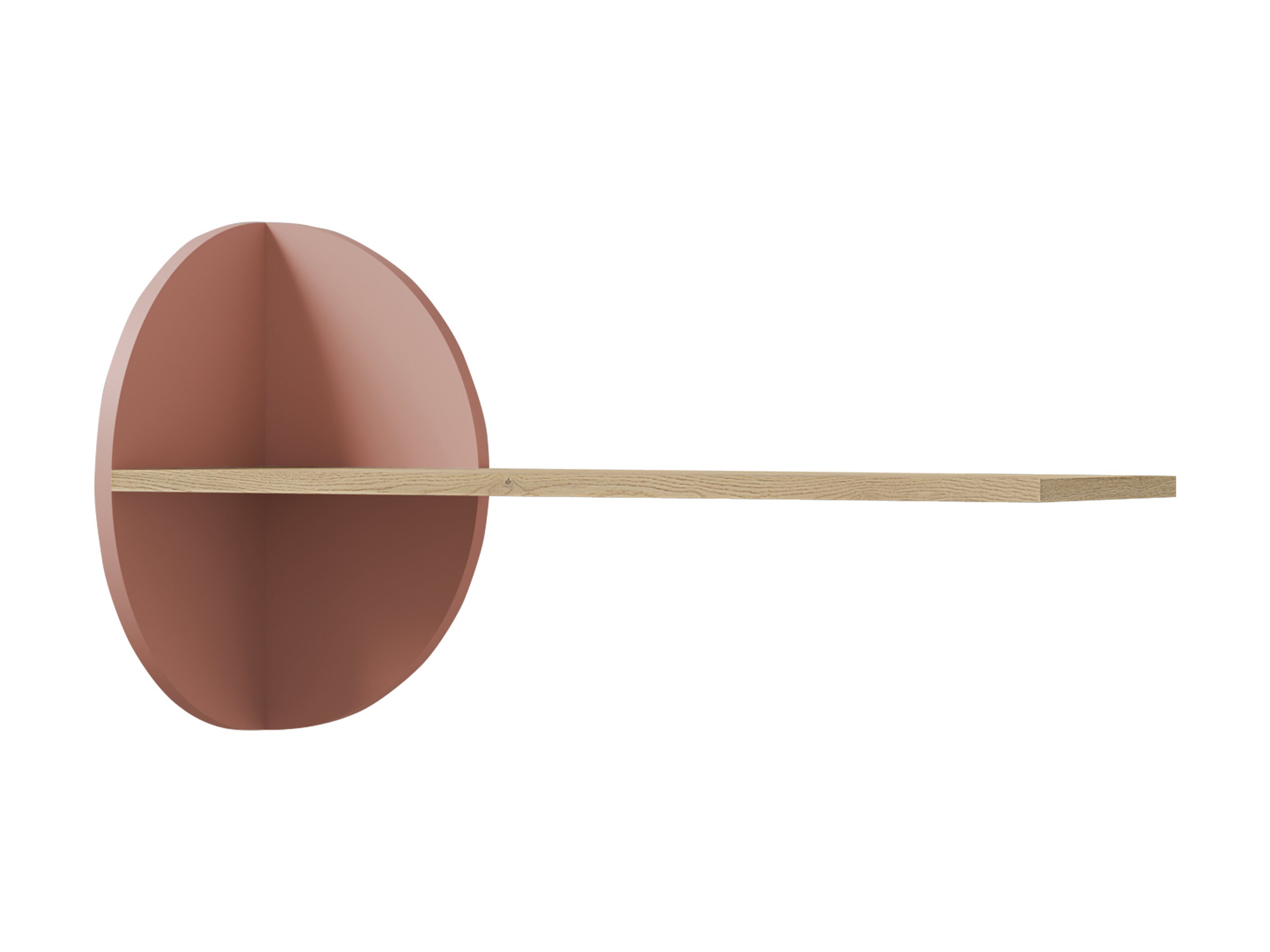 Wandplank Fivelbi 116 (Cremona eiken + Roze)