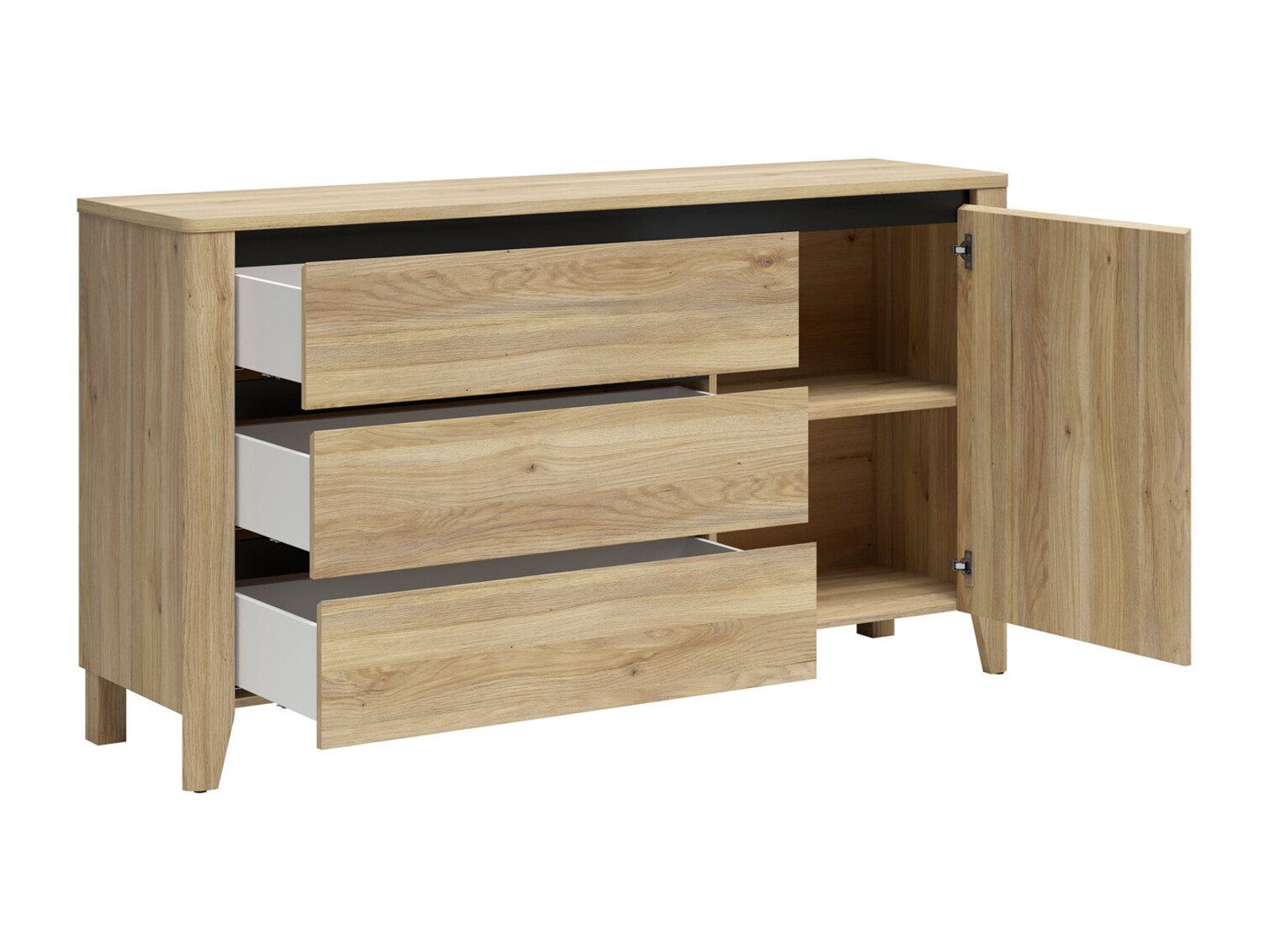 Ladekast Talduno 105 (Licht eiken)