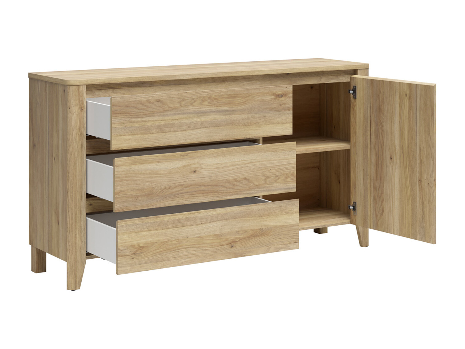 Ladekast Talduno 105 (Licht eiken)
