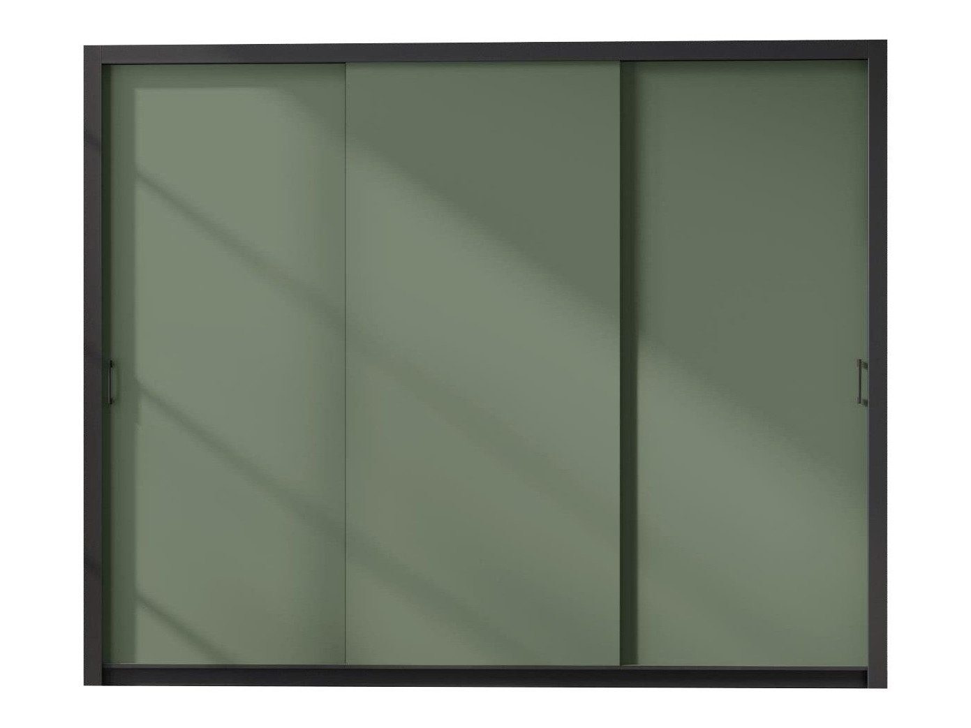 Kledingkast Murrieta 193 (Zwart + Groen)