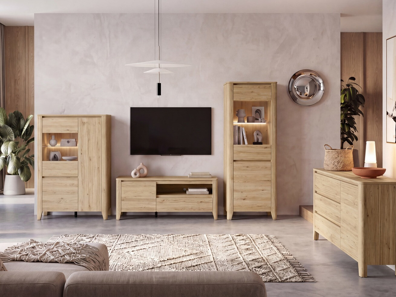 Ladekast Talduno 105 (Licht eiken)