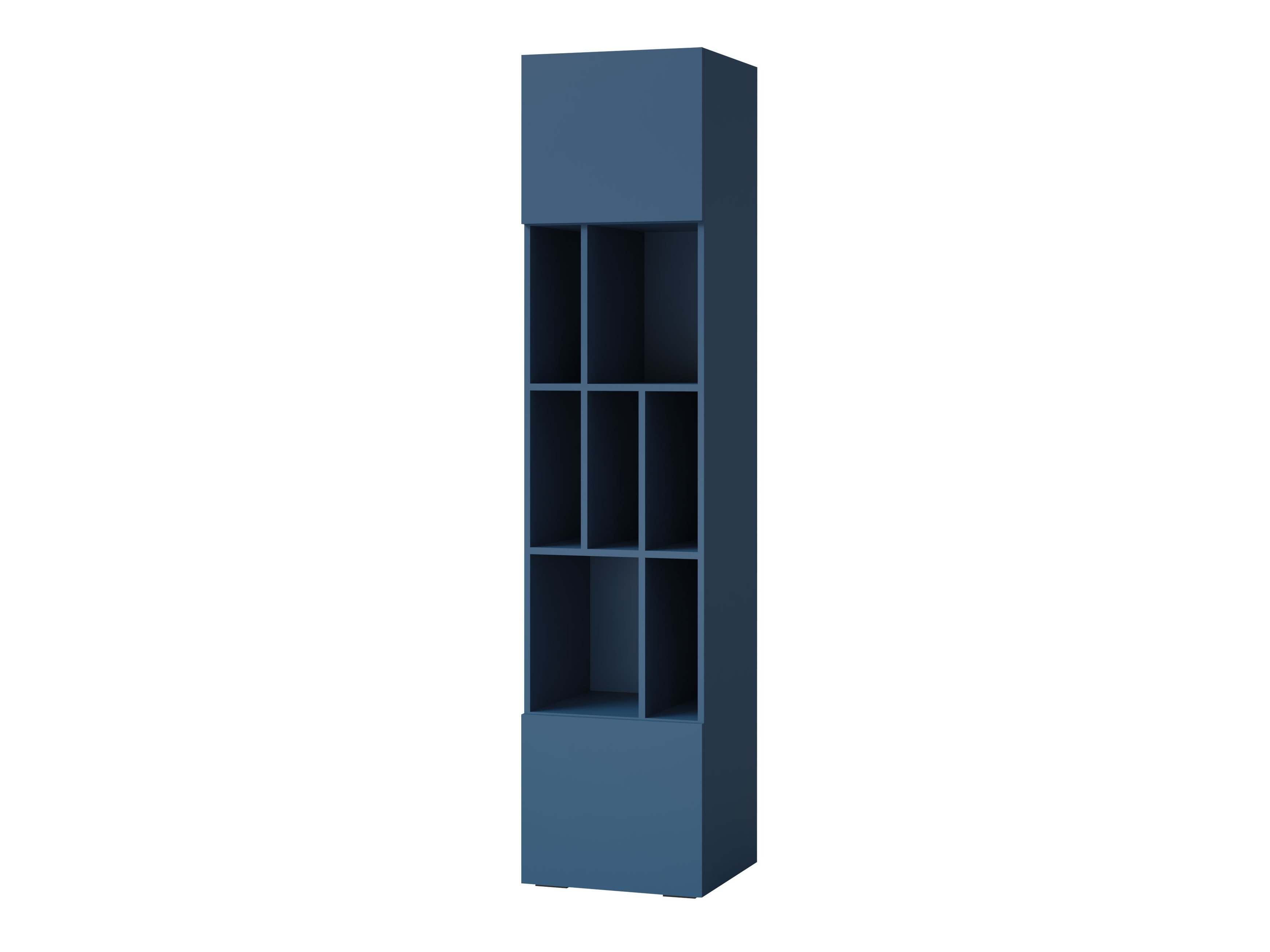 Boekenkast Etruva 103 (Blauw)