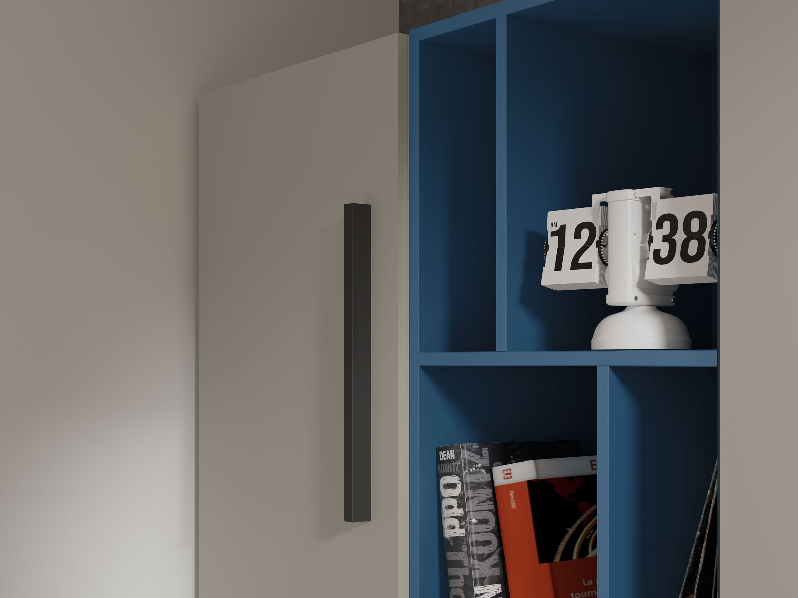 Dressoir Etruva 105 (Kasjmier + Blauw)