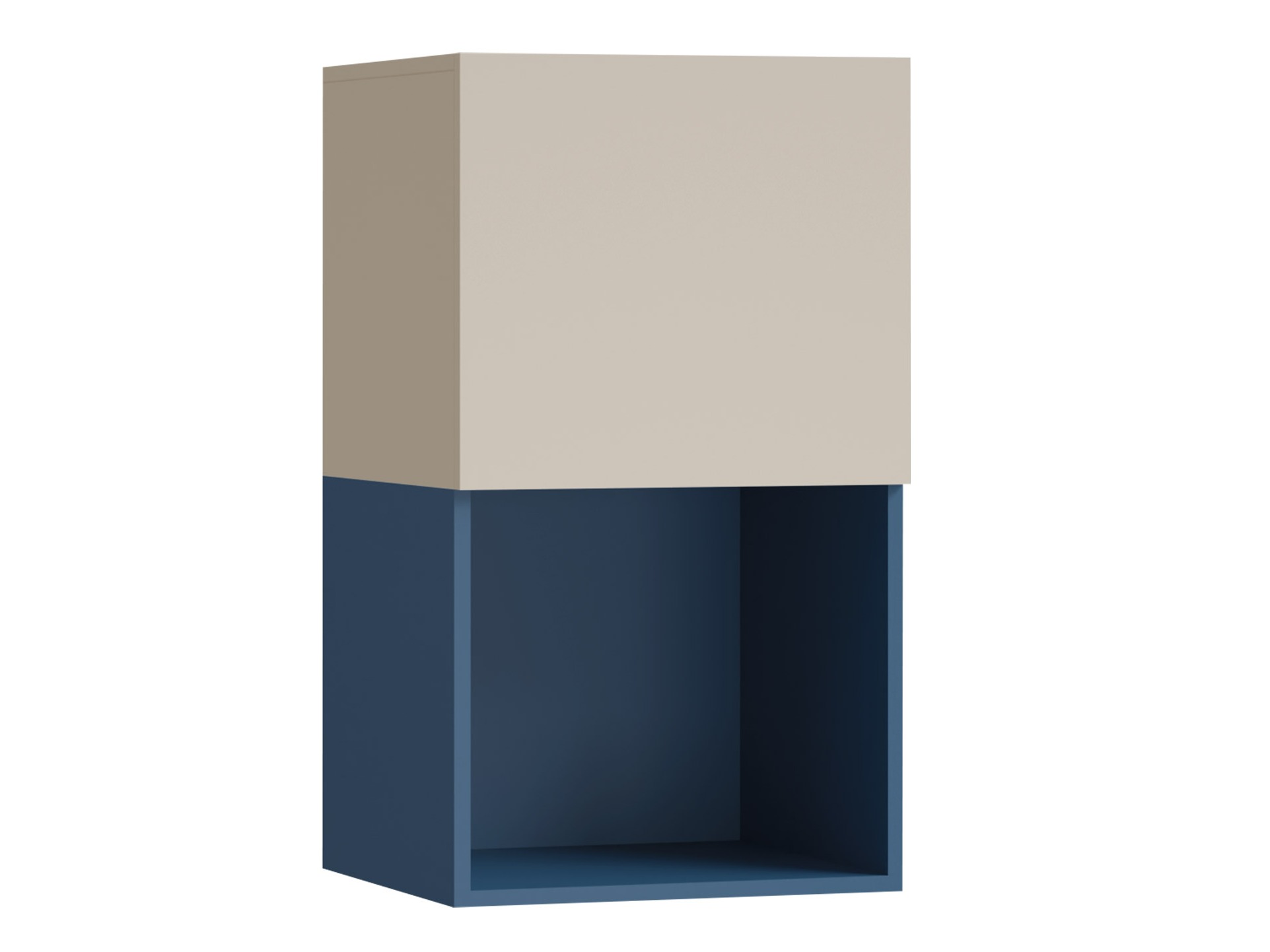 Wandkast Etruva 113 (Kasjmier + Blauw)