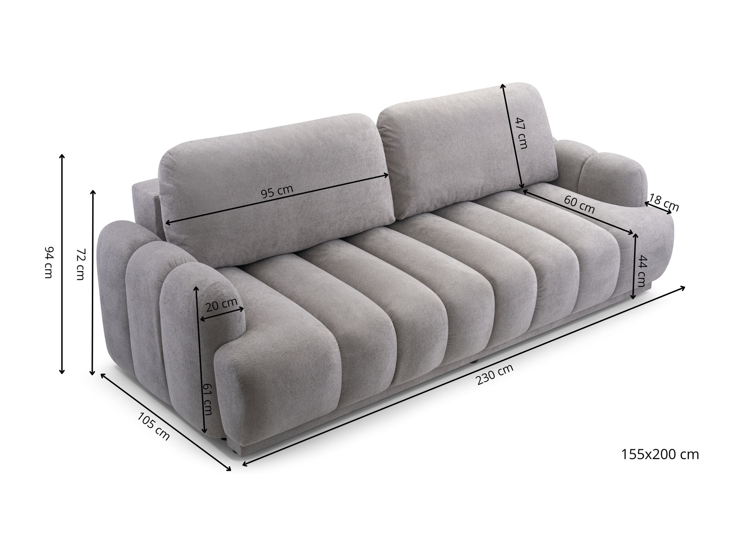 Slaapbank Lufkin 131 (Gerra 125)