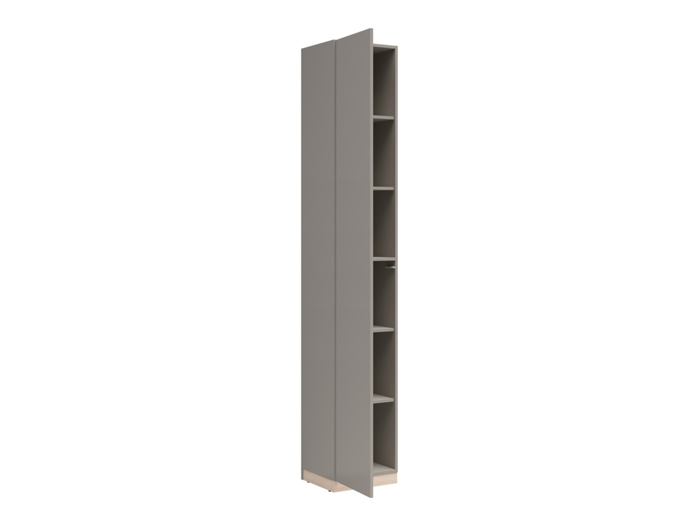 Boekenkast Boston 783 (Licht eiken + Basalt)