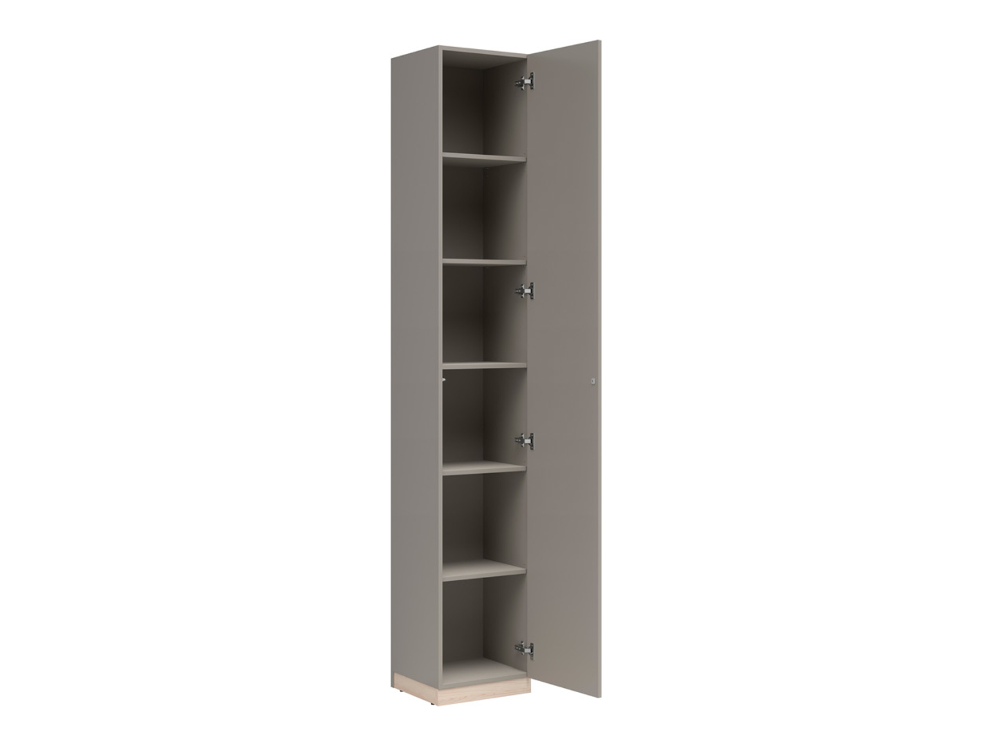 Boekenkast Boston 783 (Licht eiken + Basalt)