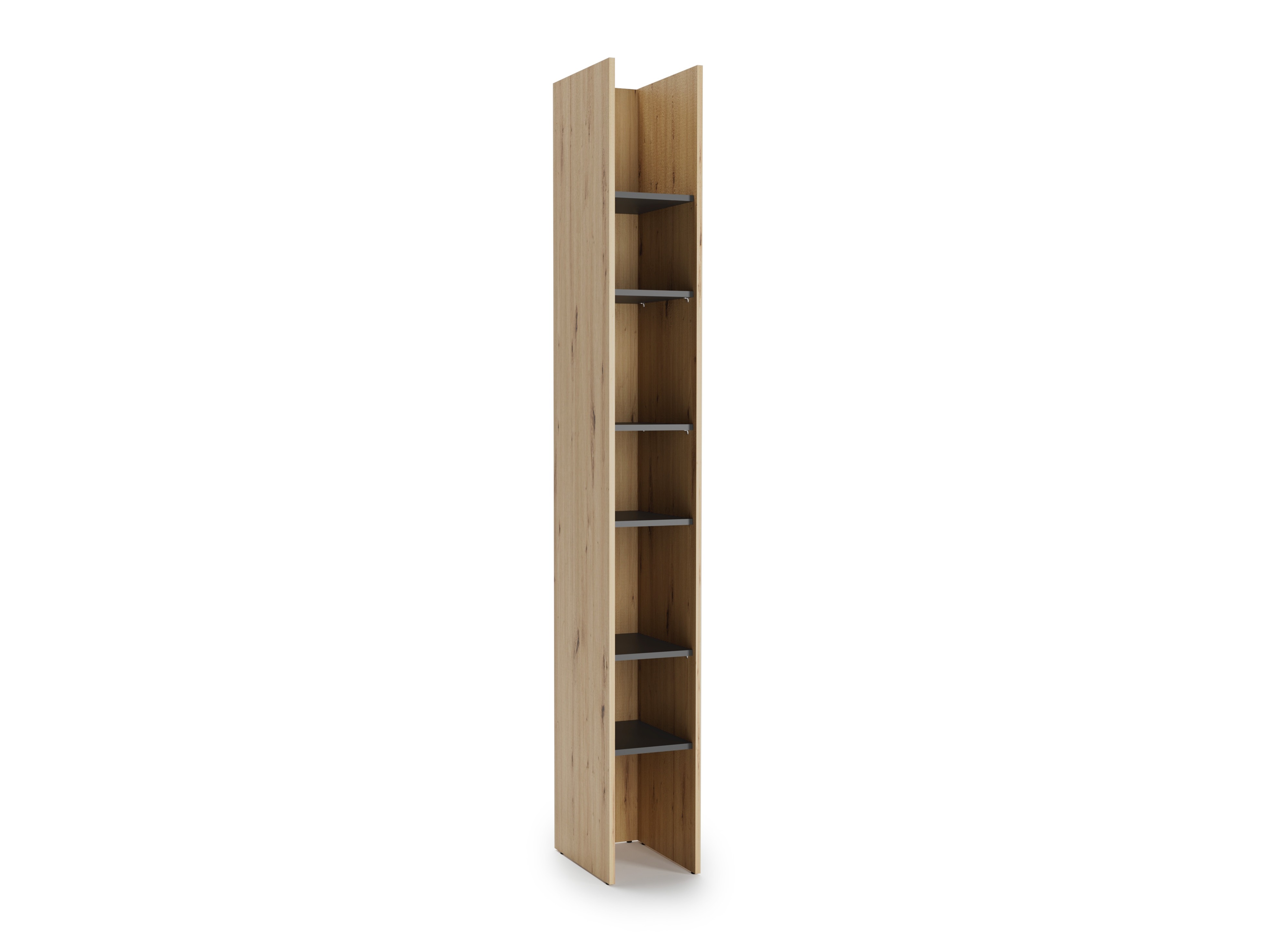 Boekenkast Concept Lenart 105 (Artisan eiken + Zwart)