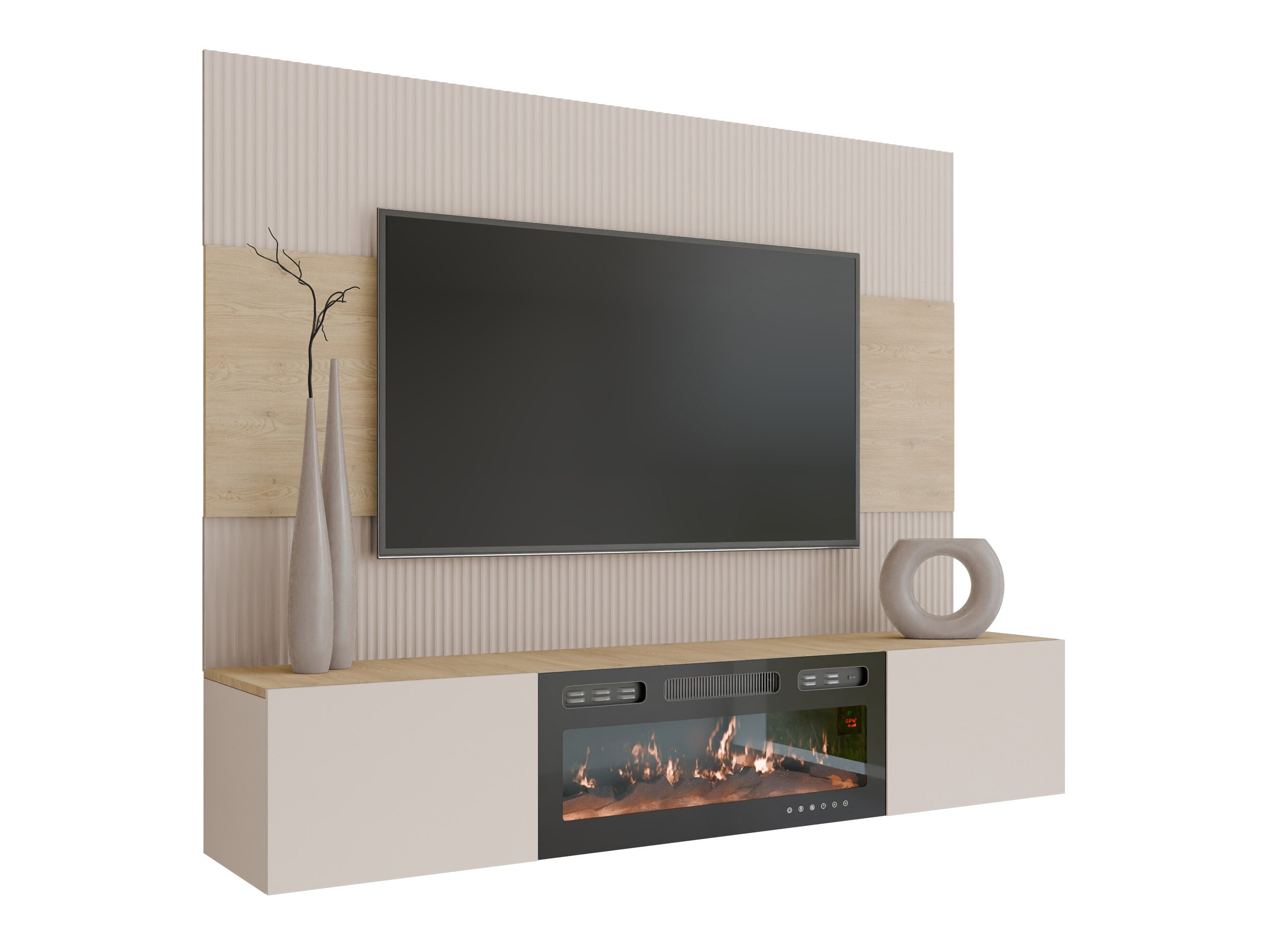 Woonkamerset Comfivo Salix VII (Beige + Cremona eiken)